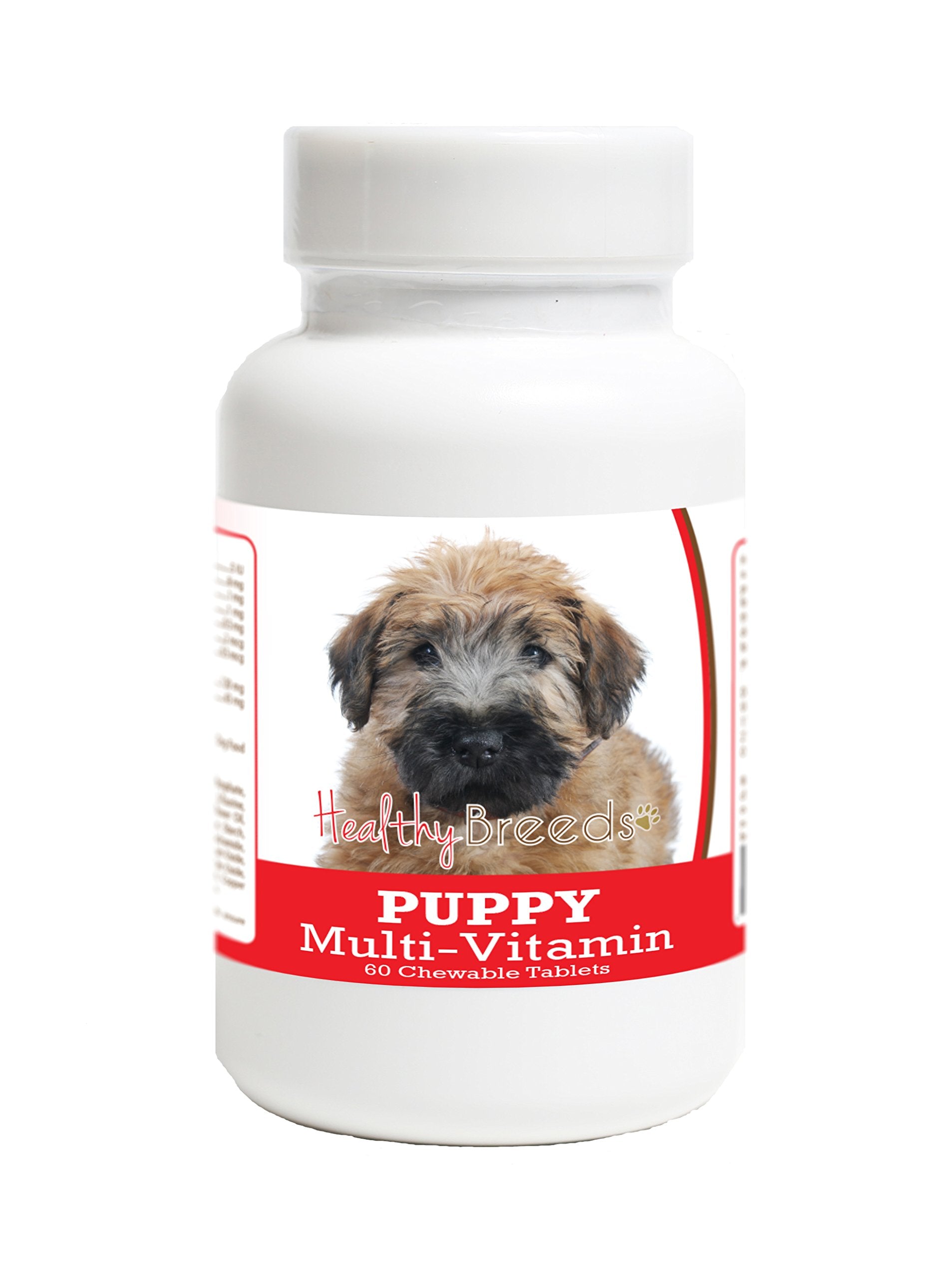 Healthy Breeds Soft Coated Wheaten Terrier Puppy Dog Multivitamin Tablet 60 Count