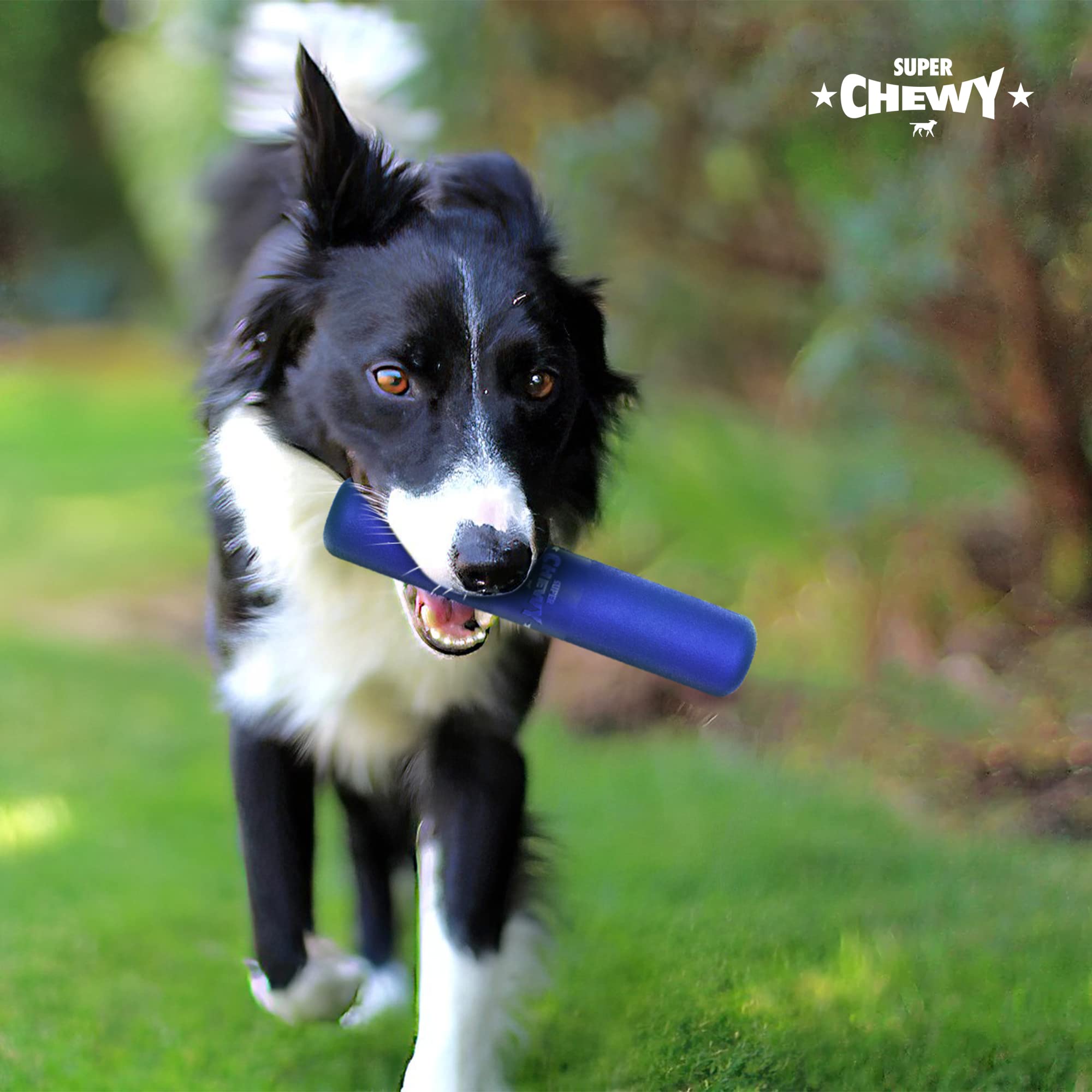 SuperChewy Tough Chew Stick Fetch Toy | Lifetime Replacement | Strong Natural Rubber | Smear Treats Inside To Excite Dogs | Ultr