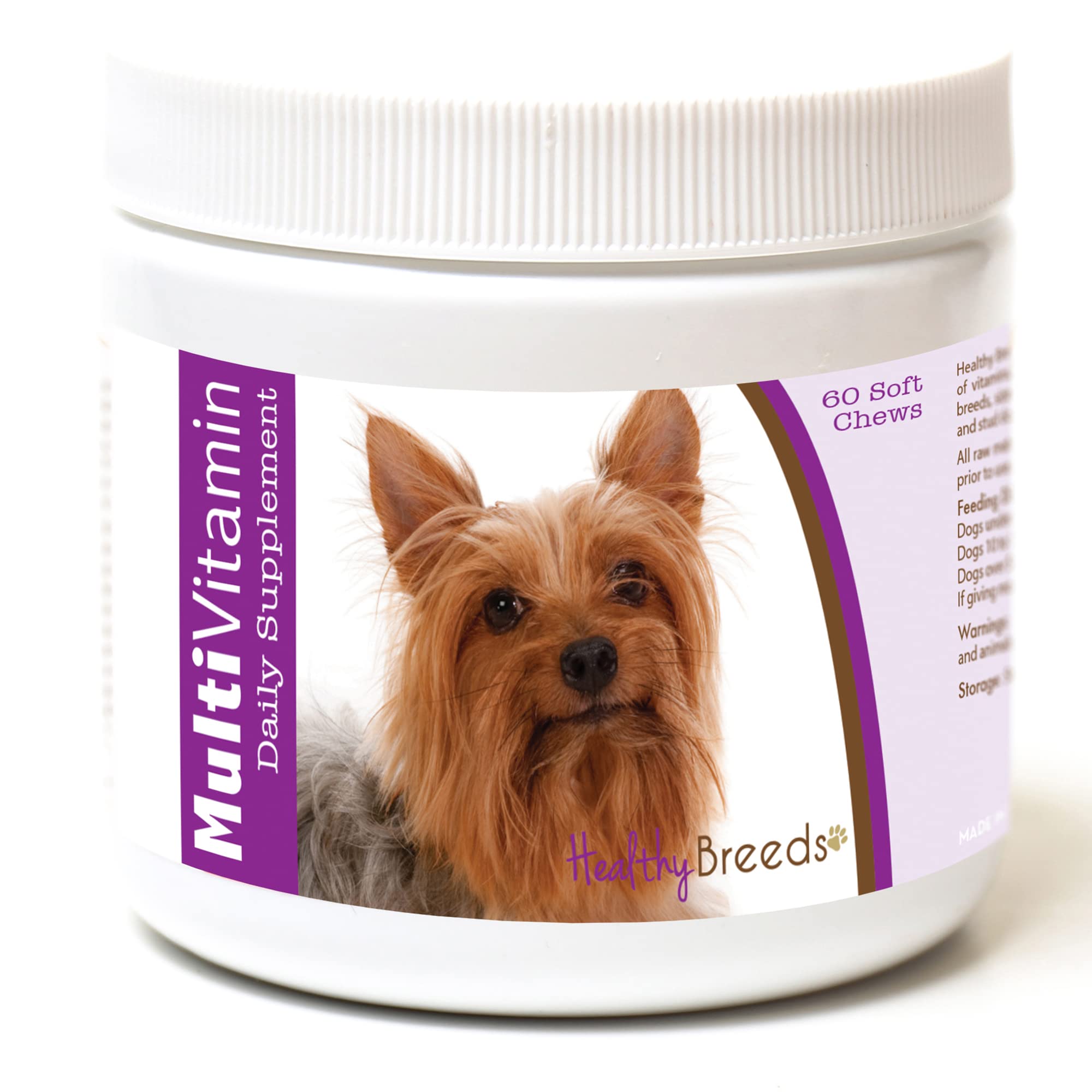 Healthy Breeds Silky Terrier Multi-Vitamin Soft Chews 60 Count