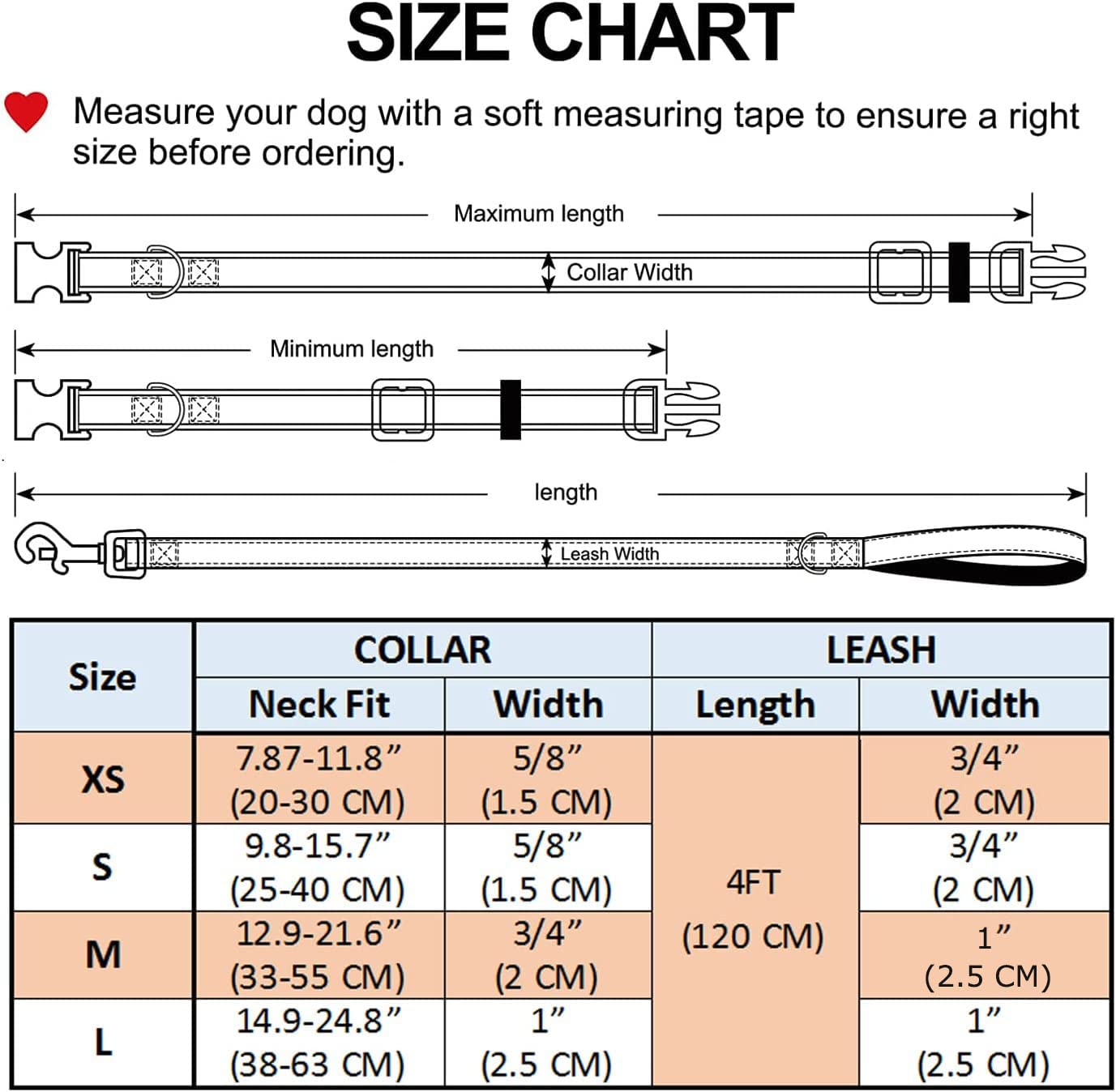 Mihqy Valentine'S Day Dog Collar And Leash Set - Adjustable Heart Dog Collar - Love Theme - Perfect For Small Medium Large Dogs(Pink Heart Set,M)