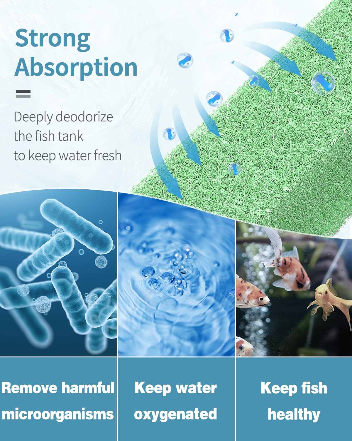 Pawfly 6 Count Phosphate Removal Filter Pads For Quietflow Led Pro Aquarium Power Filter Model 20 And 75 Mini Fish Tank Phosphat