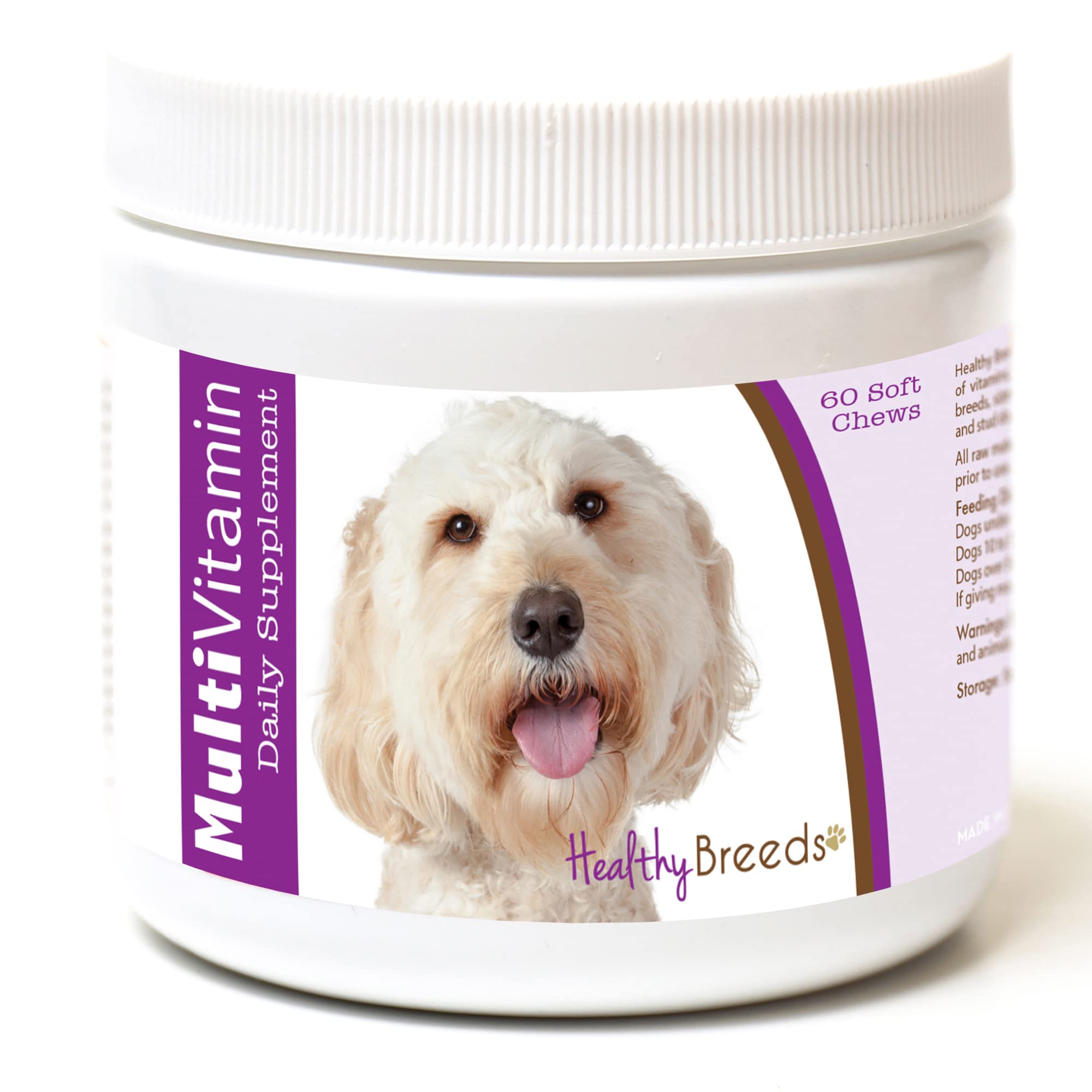Healthy Breeds Labradoodle Multi-Vitamin Soft Chews 60 Count