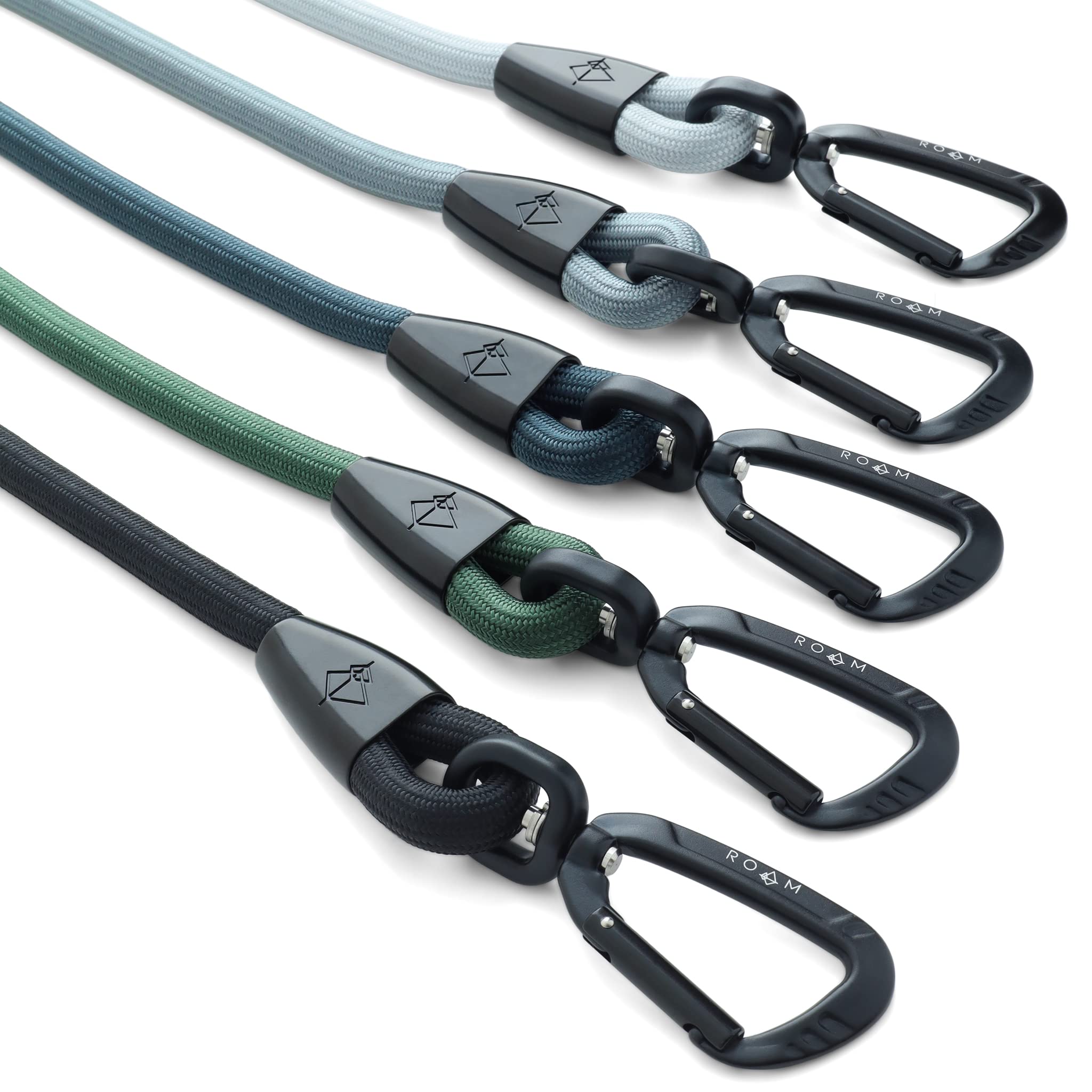 Made to ROAM Premium Everyday Leash - Ultra Soft Dog Leash with Aviation Aluminum Carabiner for Small, Medium, Large Dogs - New 