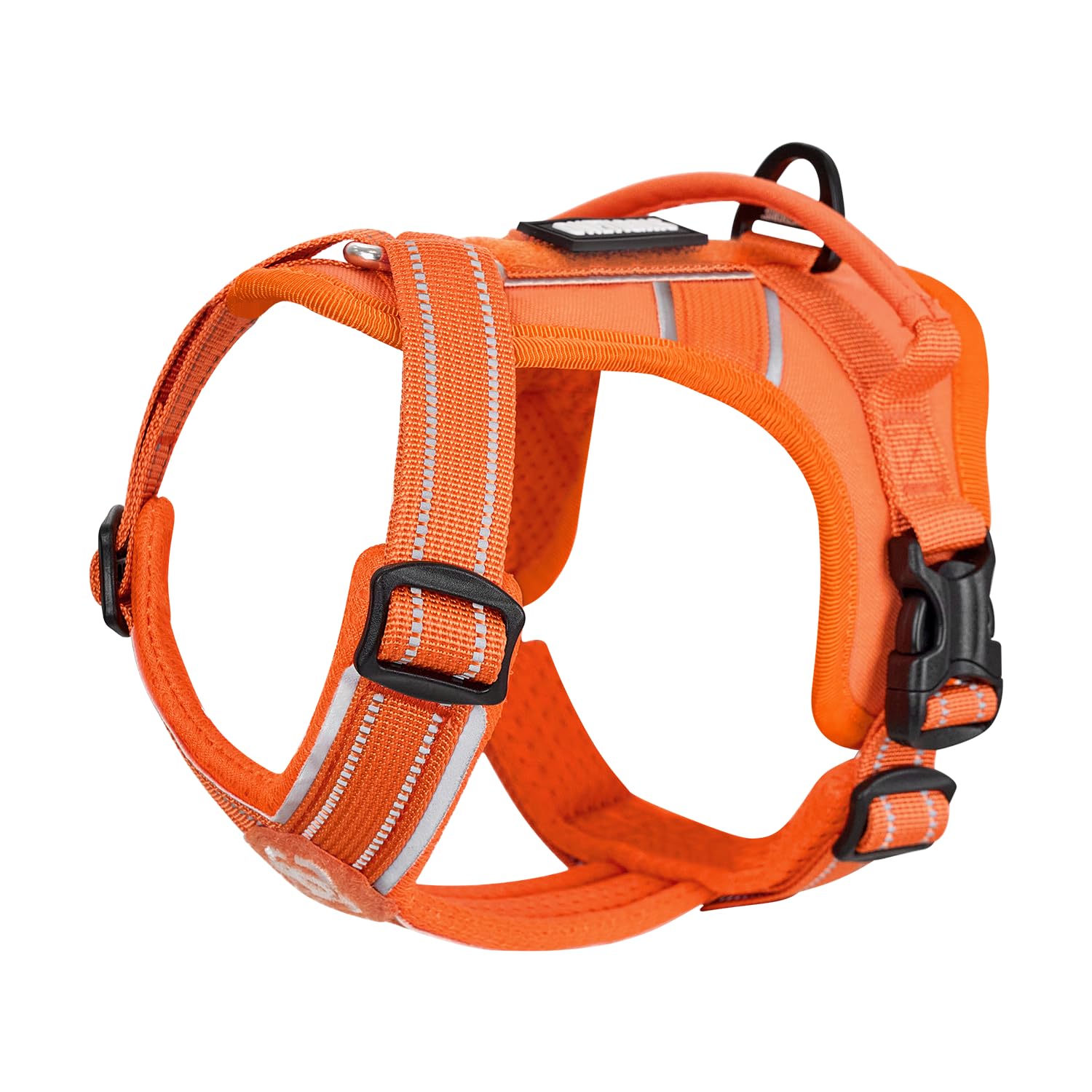 Onetigris Dog Harness With Leash Set, No Pull Adjustable Reflective Step-In Puppy Harness With Thickened Padded Antz Vest For Ex