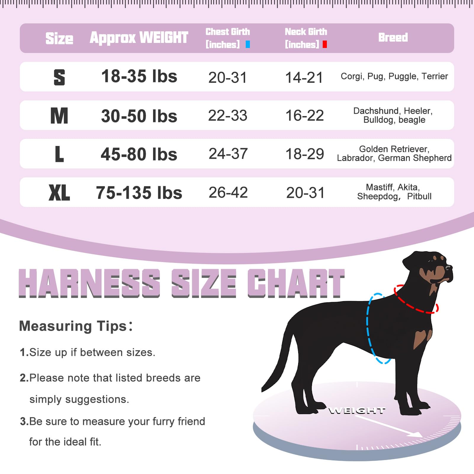 Auroth Tactical Dog Harness For Small Medium Large Dogs No Pull Adjustable Pet Harness Reflective K9 Working Training Easy Control Pet Vest Military Service Dog Harnesses (M, Purple Camo)