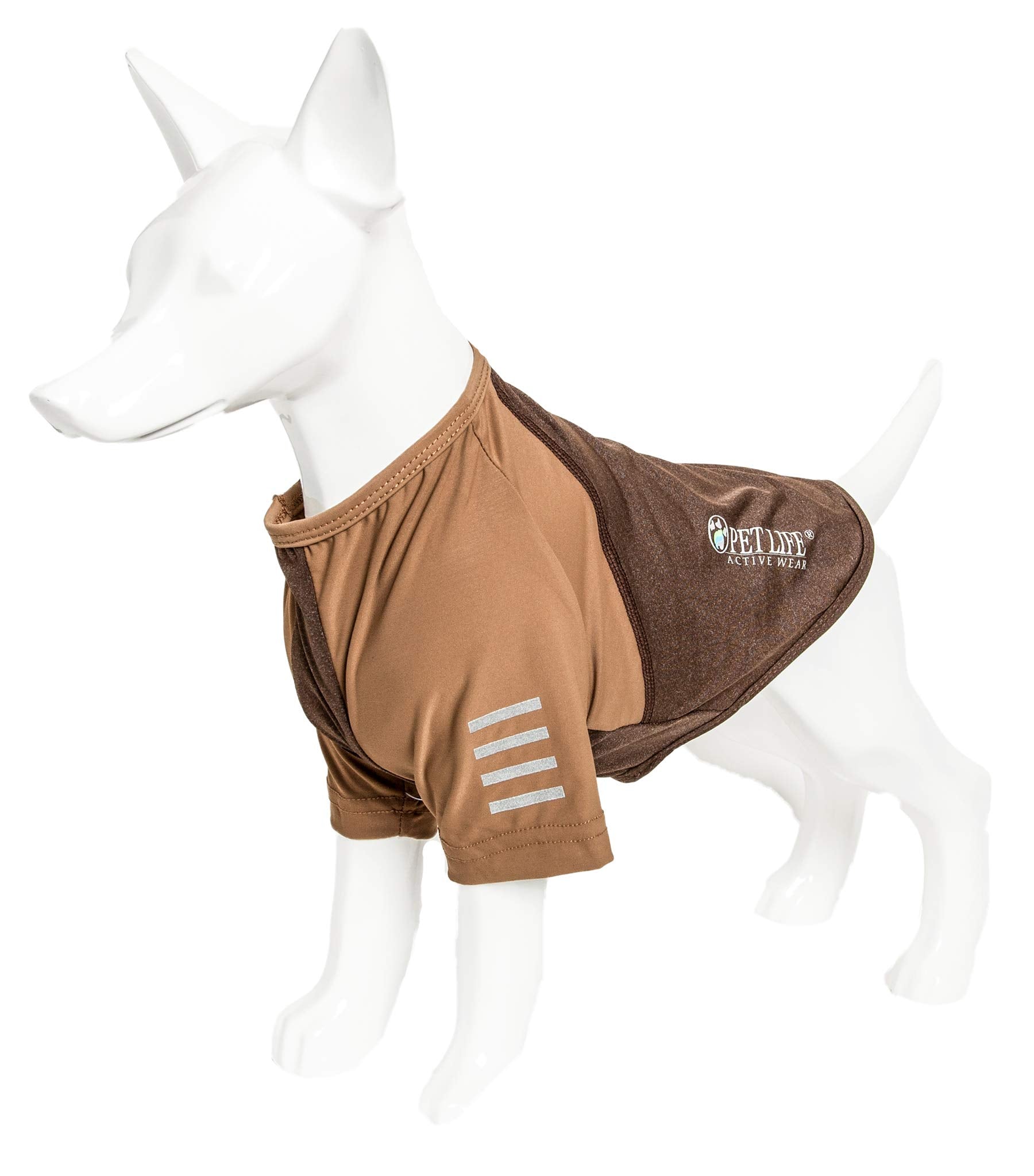 Pet Life ® Active 'Hybreed' 4-Way Stretch Two-Toned Performance Dog T-Shirt