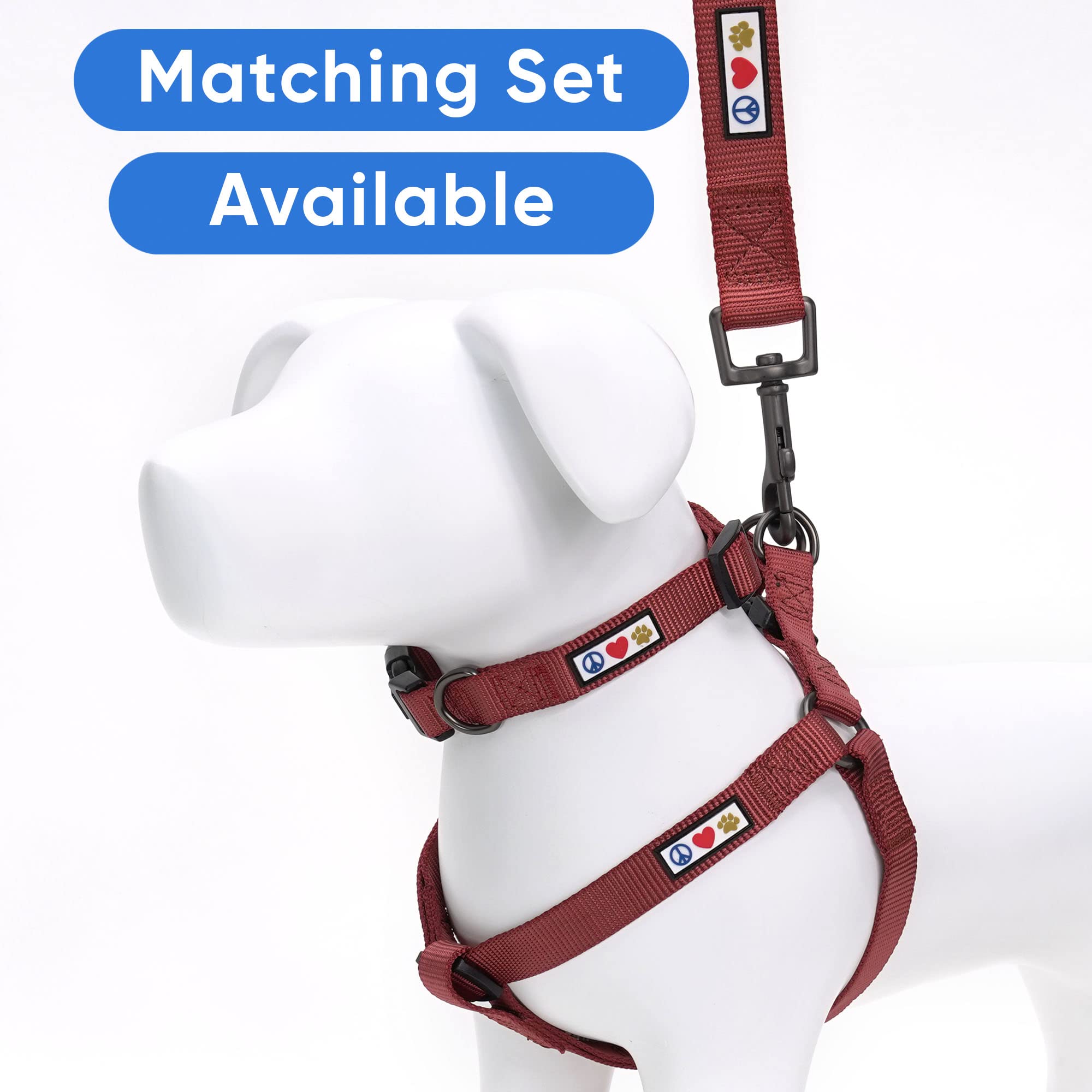 Pawtitas 6 FT Solid Color Leash Puppy Leash Dog Leash Comfortable Handle Dog Training Leash 6 ft Dog Leash Medium Dog Leash/Larg