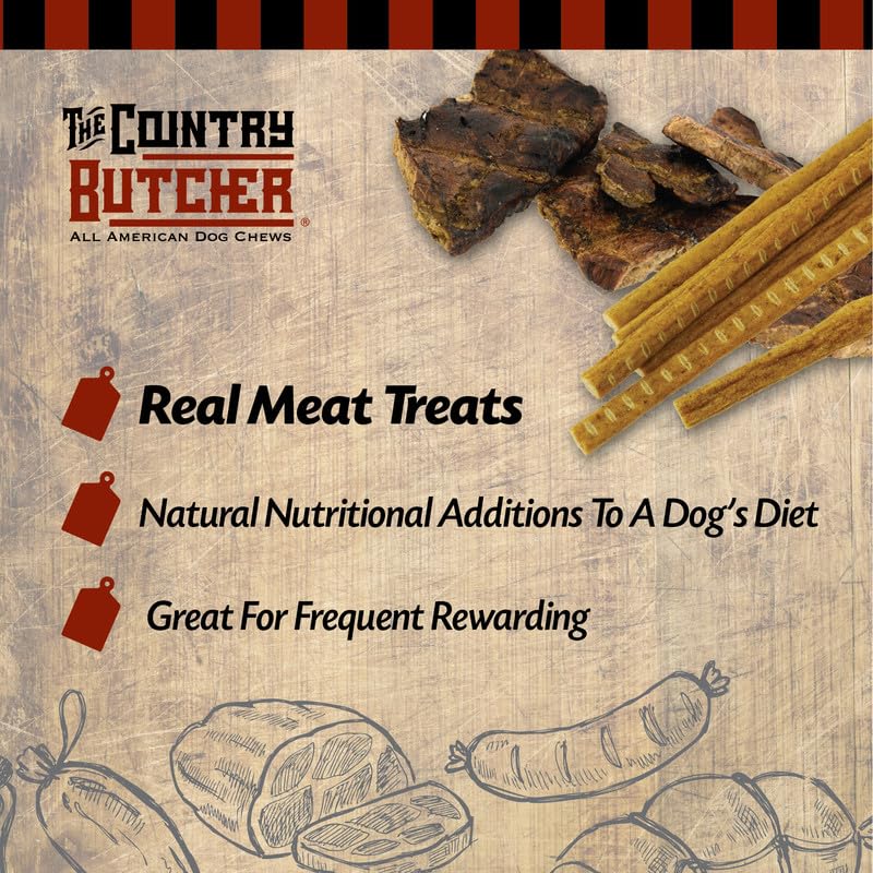 THE COUNTRY BUTCHER Chicken Recipe Sticks for Dogs, Made in USA, Natural Dog Treats, 8oz