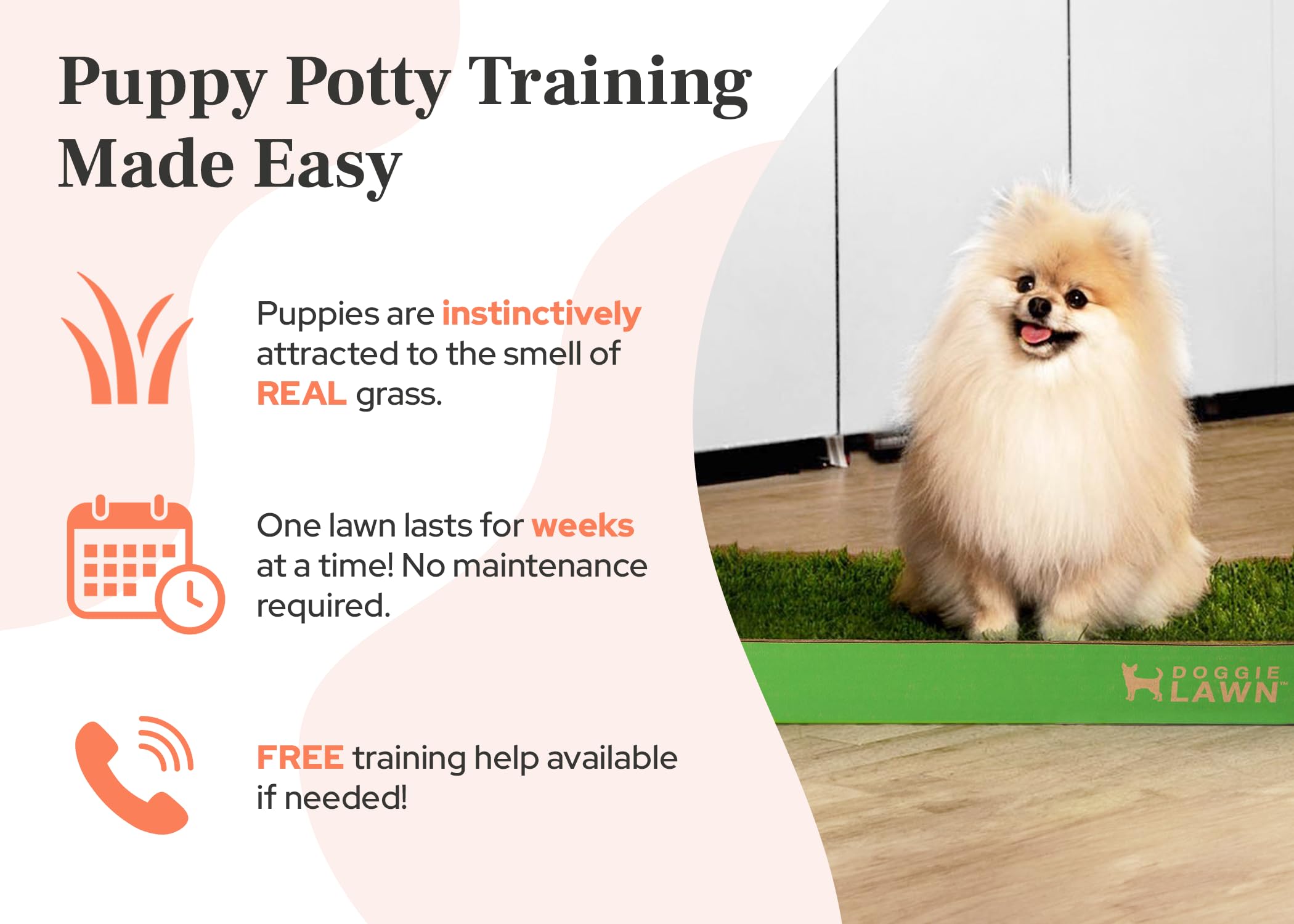 Doggielawn Real Grass Puppy Pee Pads- 24 X 20 Inches - Perfect Indoor Litter Box For Dogs - No Mess, Easy-To-Use - Potty Training For Pets - Eco-Friendly Disposable Bathroom With Real Living Grass