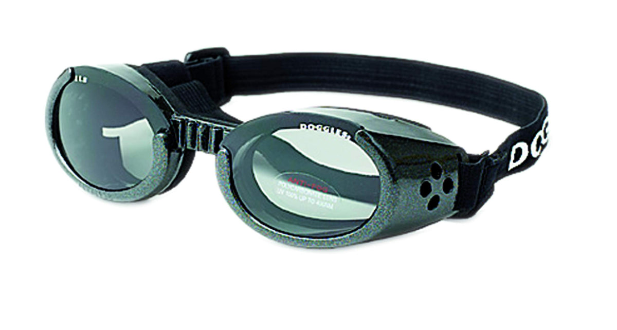 Doggles Ils Goggles Metallic Black Large