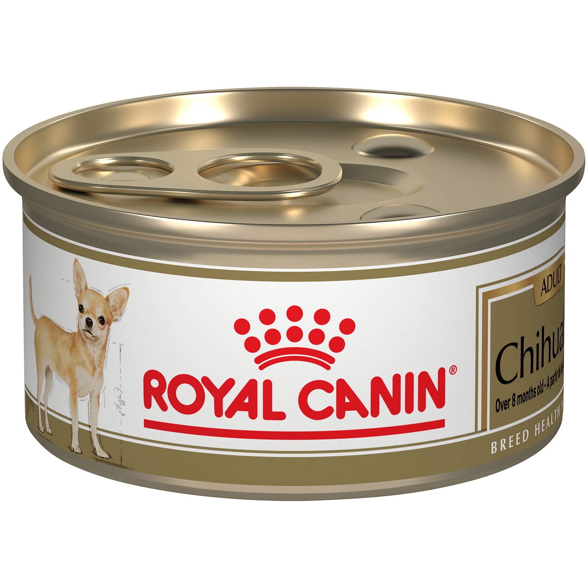 Royal Canin Breed Health Nutrition Chihuahua Adult Loaf in Sauce Wet Dog Food, 3 oz can (24-count)