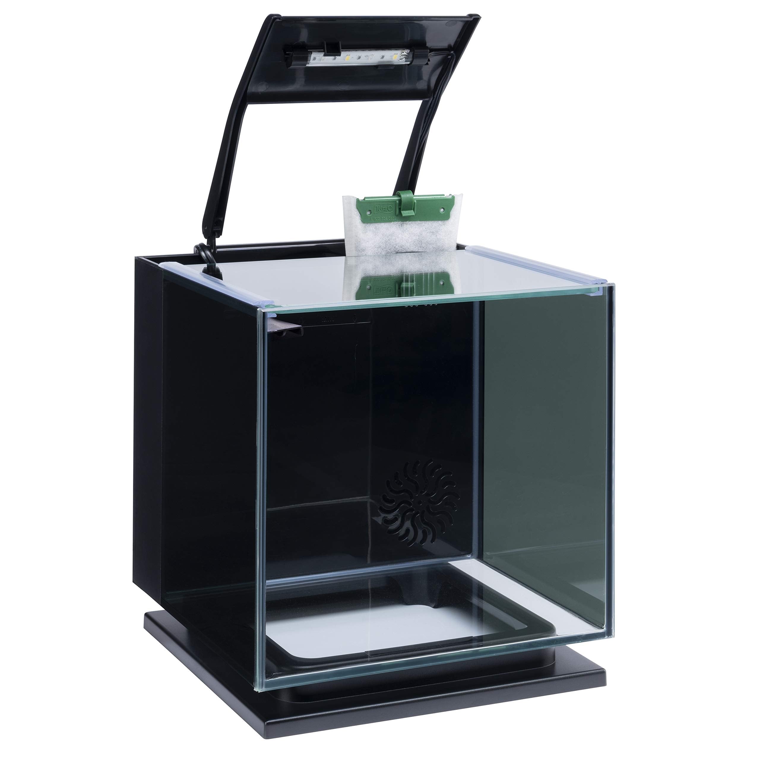 GloFish Betta Shadowbox Aquarium Kit 3 Gallons, Includes LED Lighting And Filter