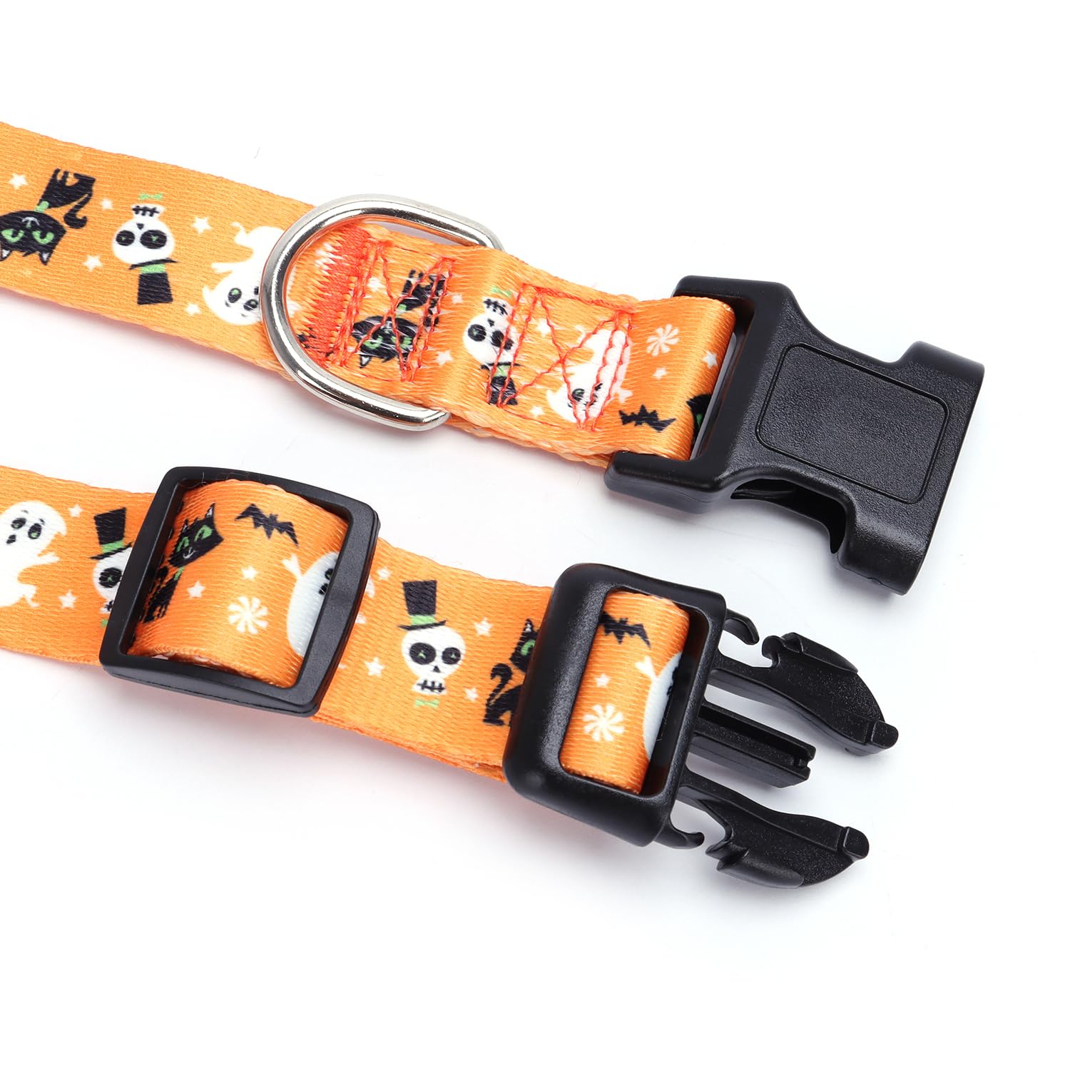 Moonpet Halloween Fall Dog Collars For Large Dogs-Cute Soft Adjustable Boys Girls Male Female Dog Pet Dog Collars-L