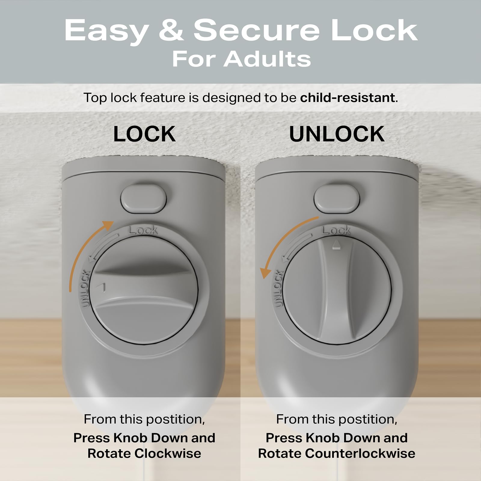 Cumbor 76' Wide Retractable Mesh Baby Gates For Stairs, Long Baby Gate For Doorways, 34' Tall Extra Wide Toddler Gate For Dogs, Child Safety Gates For Room, Hallways, Doggy Gate Indoor/Outdoor(Gray)