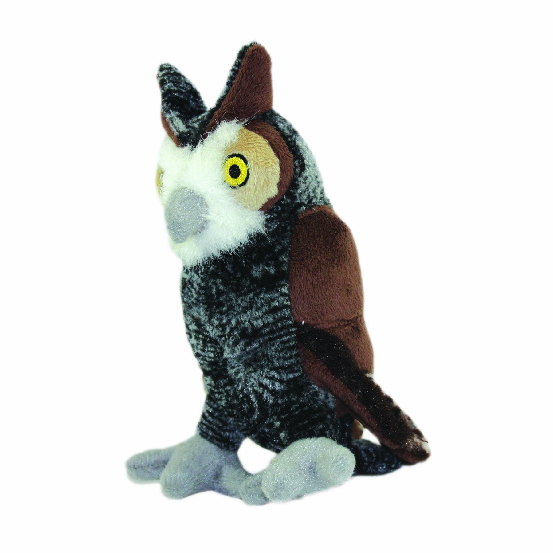 Mighty-Nature Junior Owl -Squeaker-Multiple Layers. Made Durable, Strong & Tough. Interactive Play Dog Toy (Tug, Toss & Fetch). Machine Washable & Floats