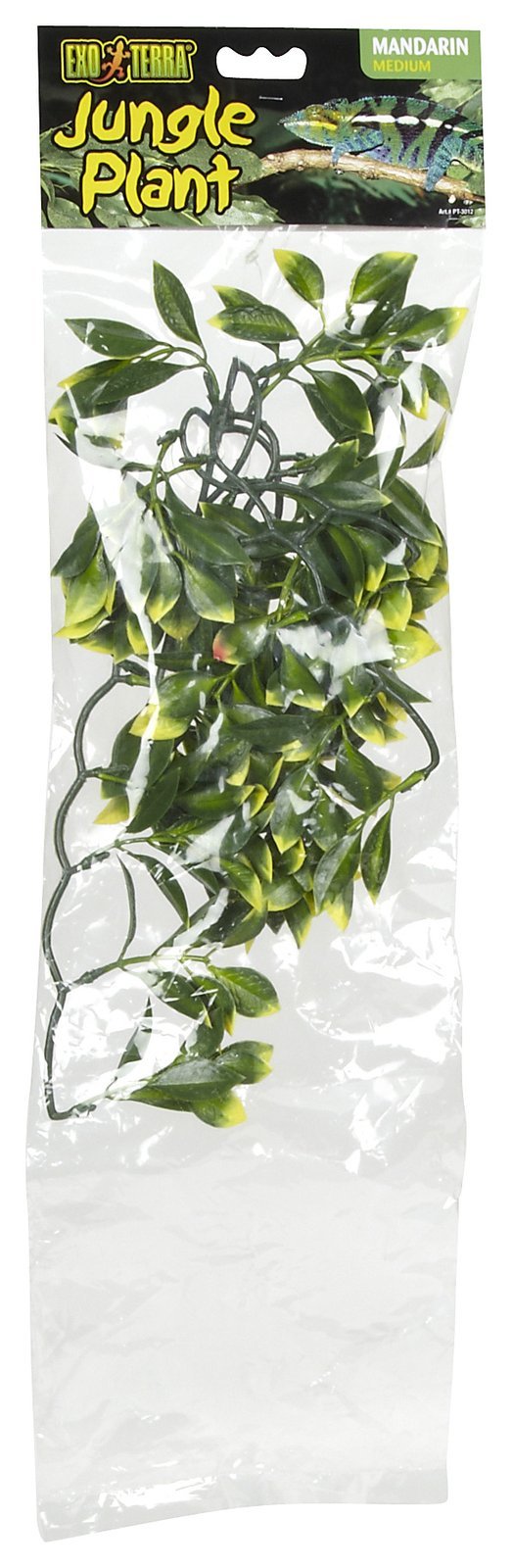 Exo Terra Plastic Terrarium Plant, Medium, Mandarin