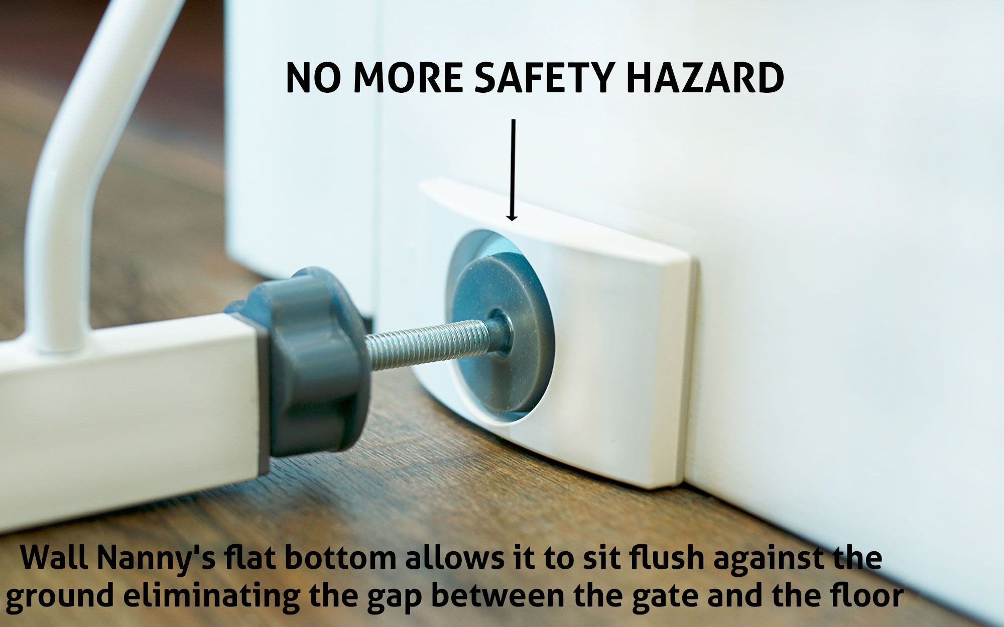 Wall Nanny - Dog Gate Wall Protector (Made In Usa) Protects Walls And Doorways From Pet Gates - For Pressure Mounted Indoor Safety Baby Gates (4 Pack)