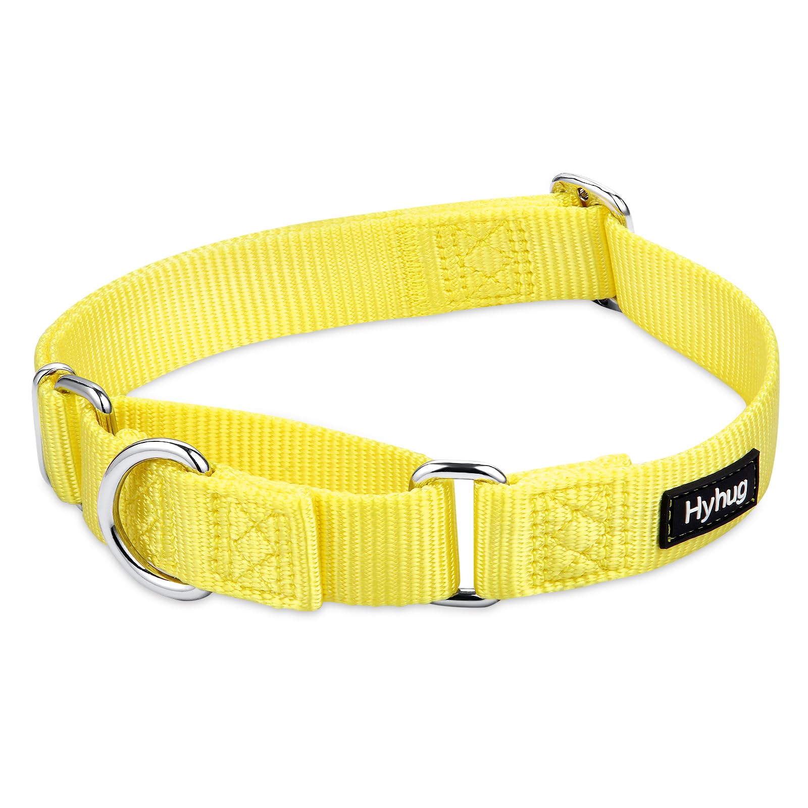 Hyhug Pets Premium Upgraded Heavy Duty Nylon Anti-Escape Medium Martingale Collar for Boy and Girl Dogs Comfy and Safe - Profess