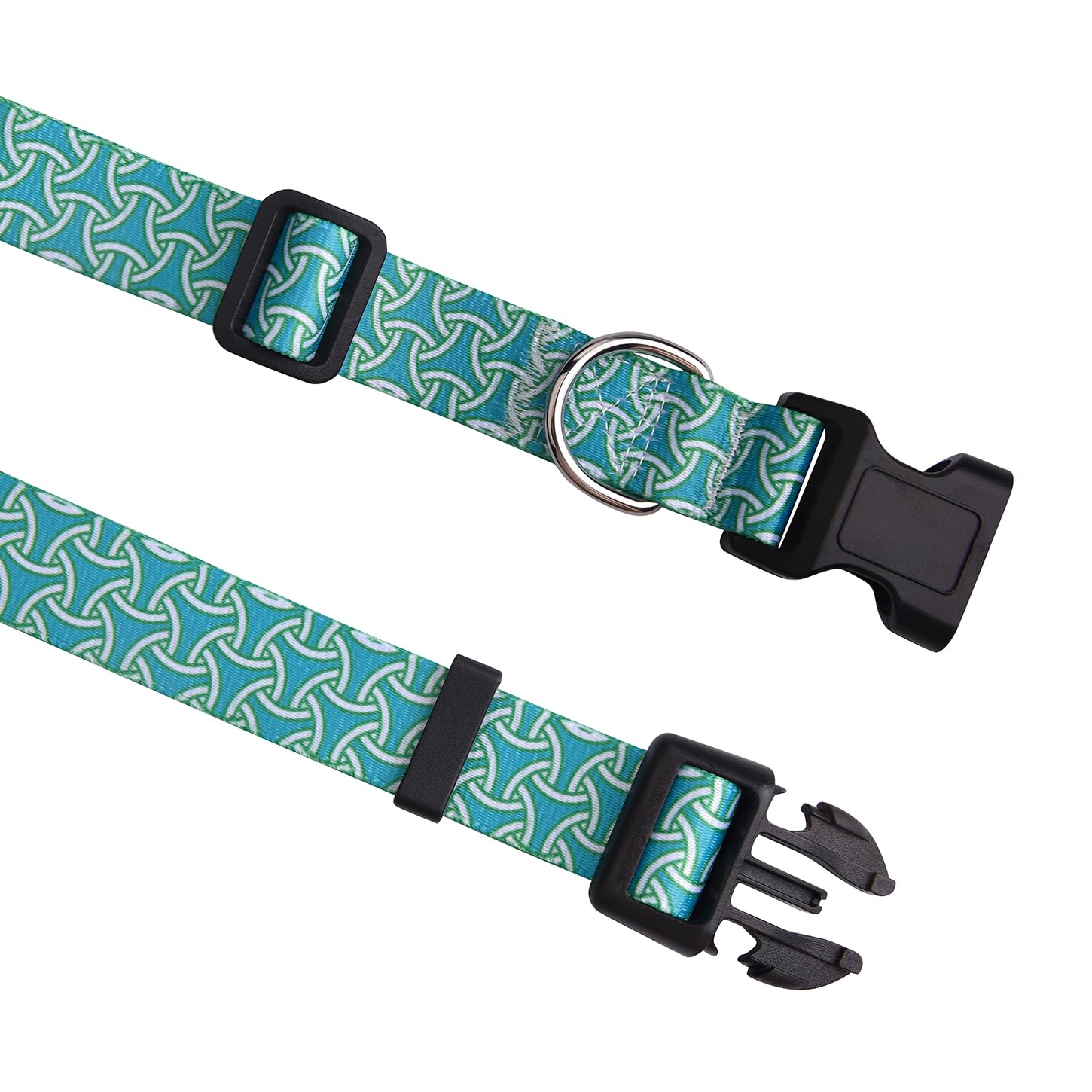 Hqyddmi Dog Collar For Large Dogs, Soft Comfy Pet Collar For Small Medium Large Dogs, Geometry Pattern For Boy Girl Puppy Dogs(A