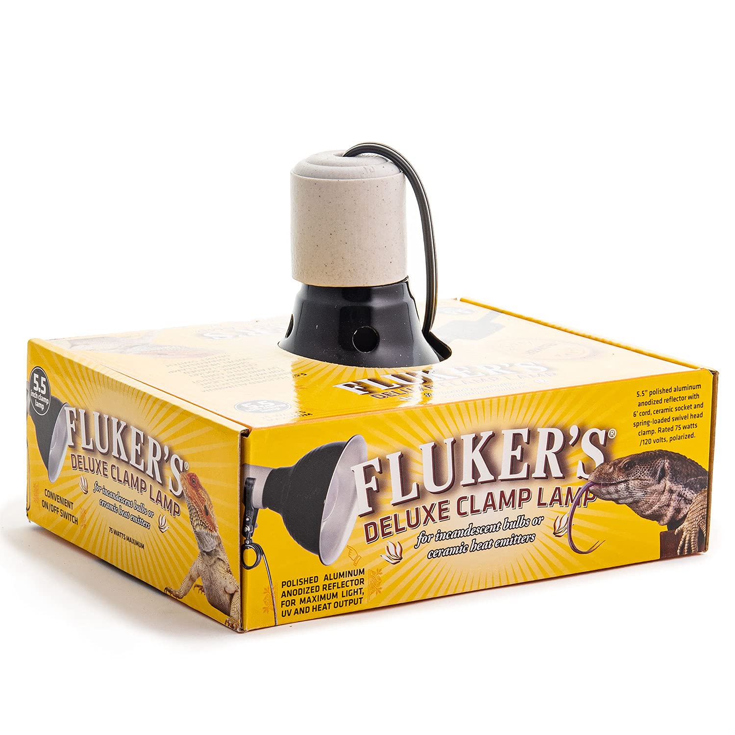 Flukers Clamp Lamp with Switch