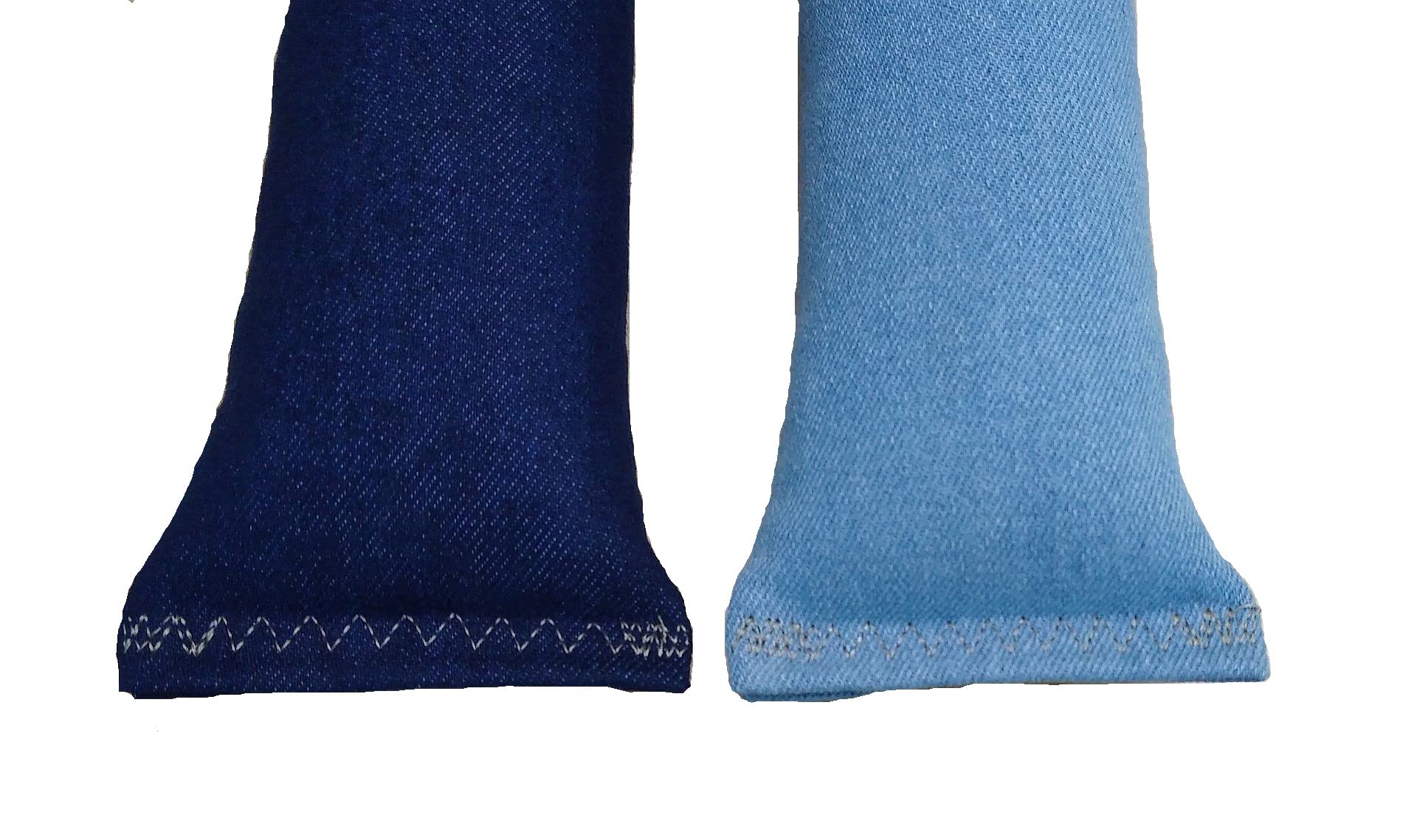 West Coast Pet Products 15' Catnip Cat Kicker Toys/Kitty Kick Sticks/Cat-Nip Kick Sticks (Light Denim And Dark Denim) (Kickers