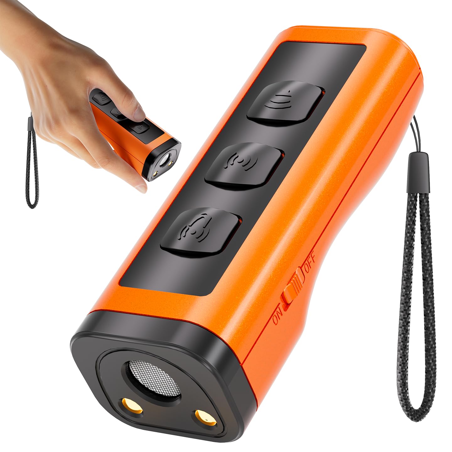 Dog Bark Deterrent Devices Rechargeable Anti-Barking Device For Dogs 50Ft Long Range Ultrasonic Correct Your Dog'S Bad Behavior 