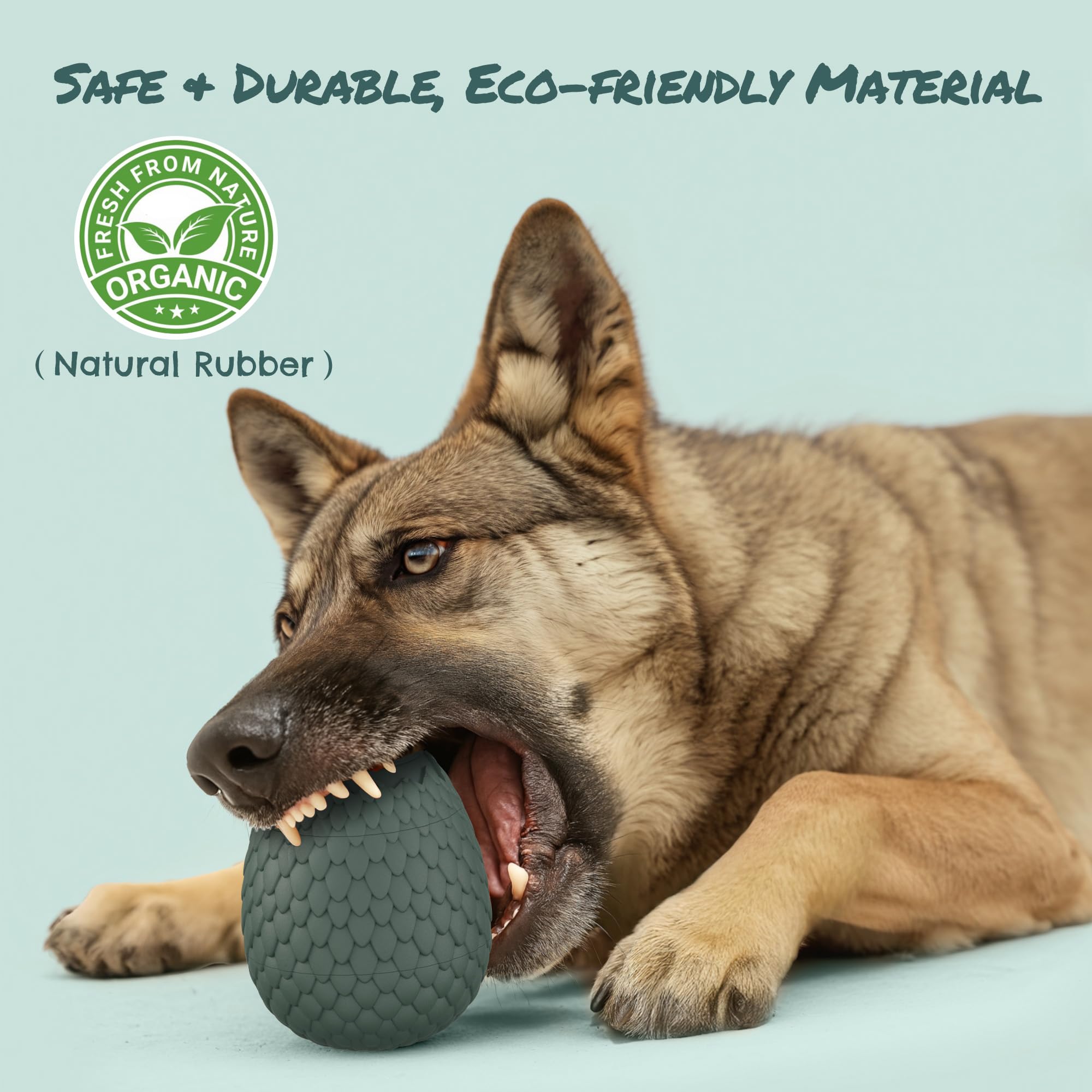 SAMFAT Treat Dispensing Dog Cognitive Toy to Keep Them Busy, Freezable Fillable Rubber Enrichment Lick Toy for Small and Medium