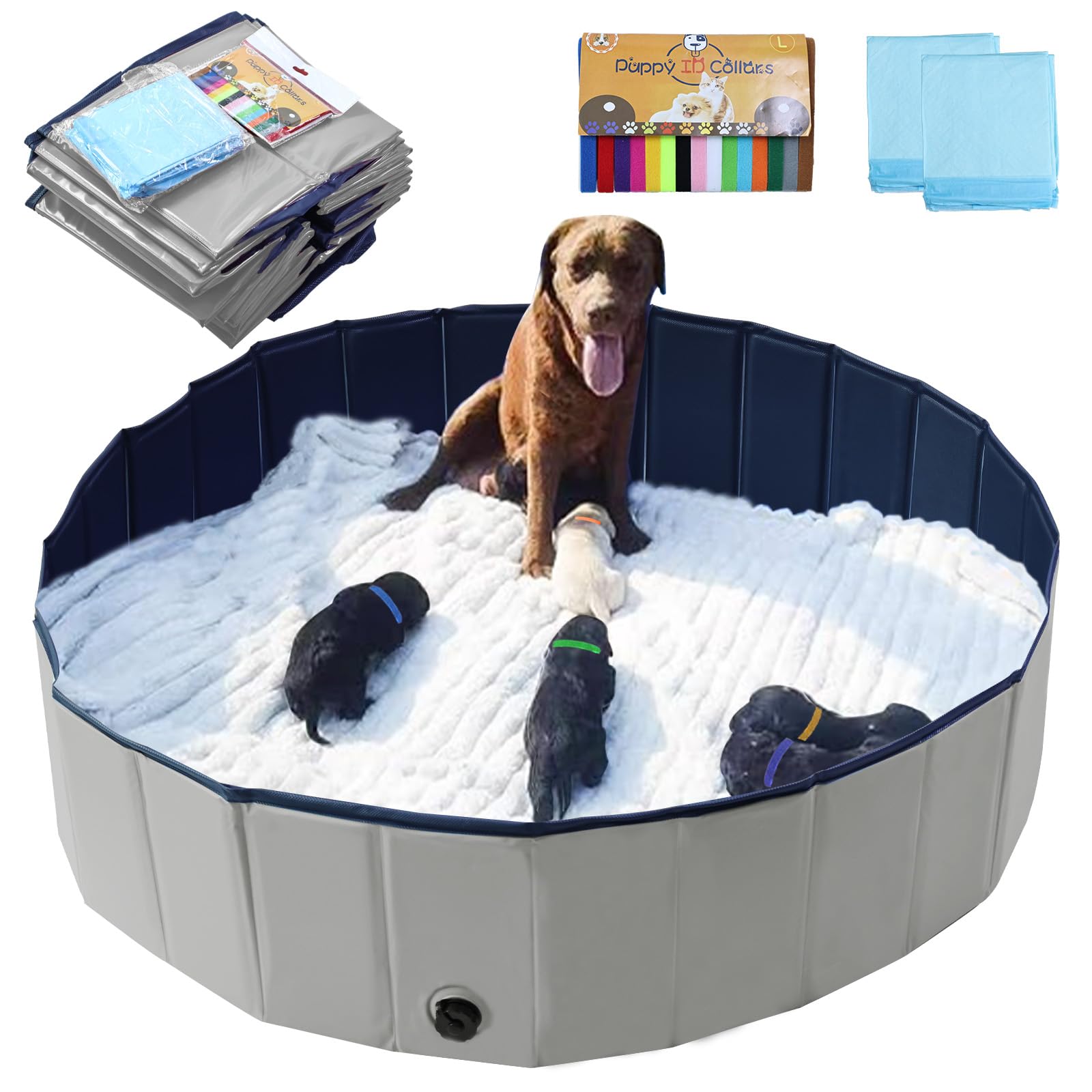 Artilife Dog Whelping Box Pool,Whelping Box For Dogs Birthing,Welping Box Whelping Pen For Puppies Whelping Supplies
