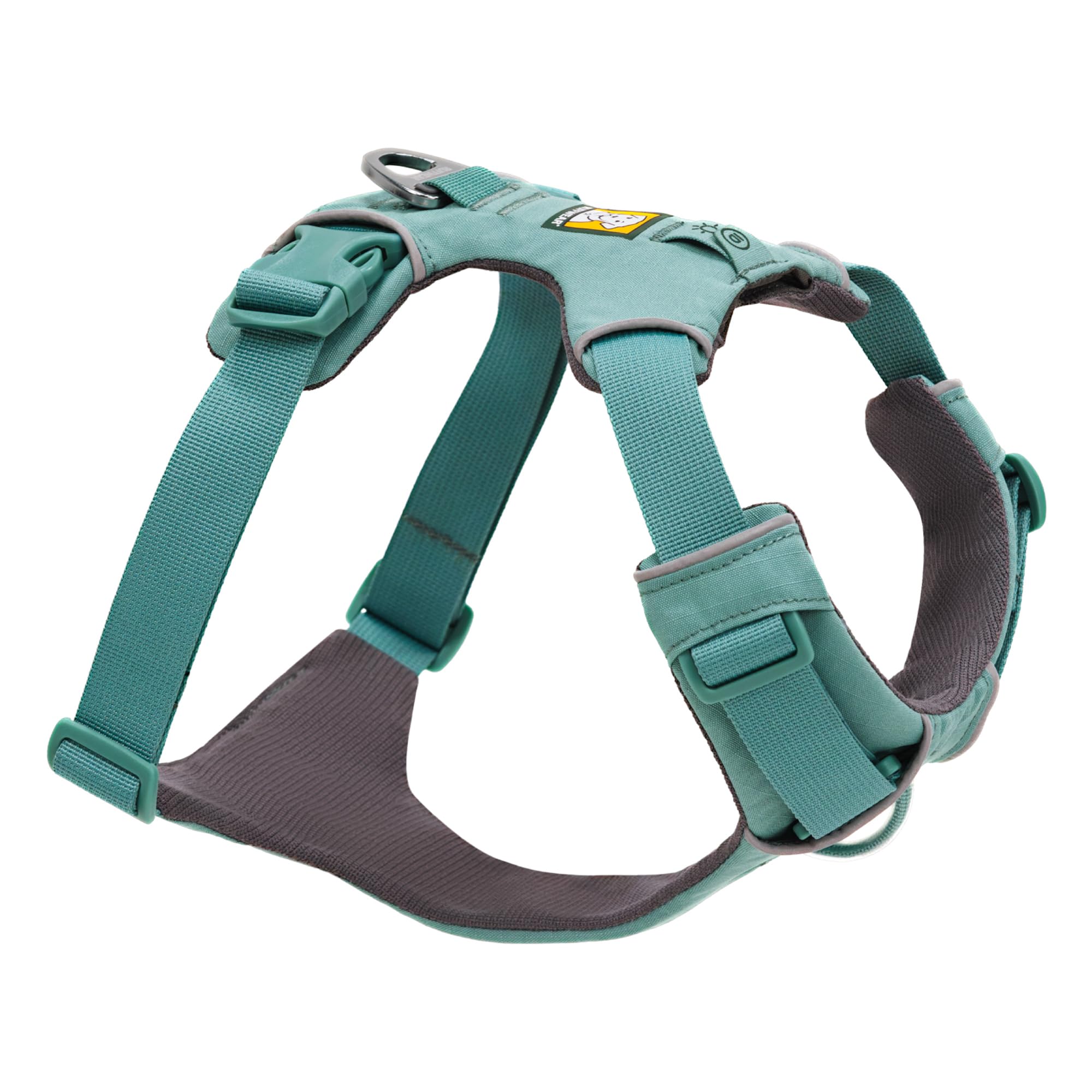 Ruffwear, Front Range Dog Harness, Reflective And Padded, No Pull Harness For Training And Everyday, River Rock Green, Xx-Small