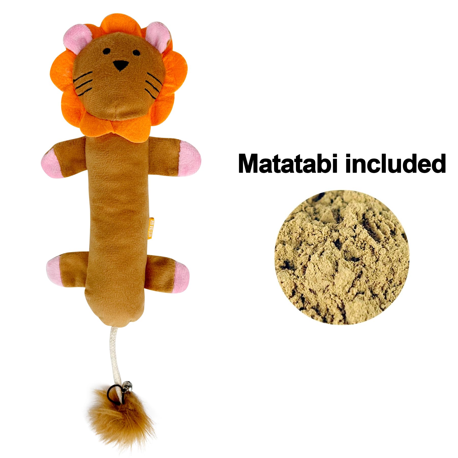 Ttcat Catnip Silvervine Matatabi Pillow For Cats & Kittens,Crinkle Sound Toy,Cat Kicker Toy,Large Size Cat Pillow Soothing Plush