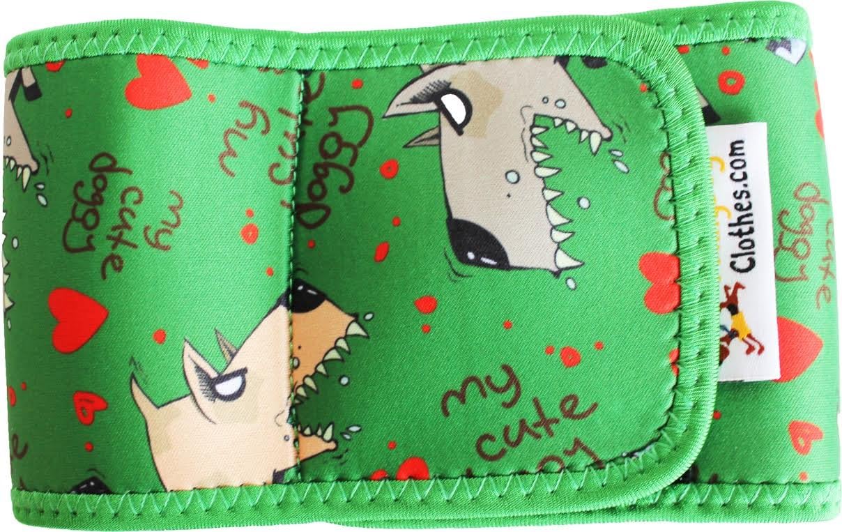 Funnydogclothes Set - 3Pcs Dog Diaper For Male Belly Band Reusable Washable Neoprene For Small And Big Large Dogs (Xxs: Waist 8'