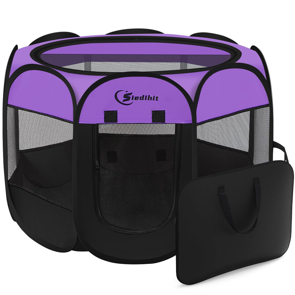 Dog Playpen, Puppy Pet Playpen Indoor For Small Dogs, Dog Tent Crates Cage Indoor/Outdoor, Portable Pop Up Dog Kennel Playpen Wi