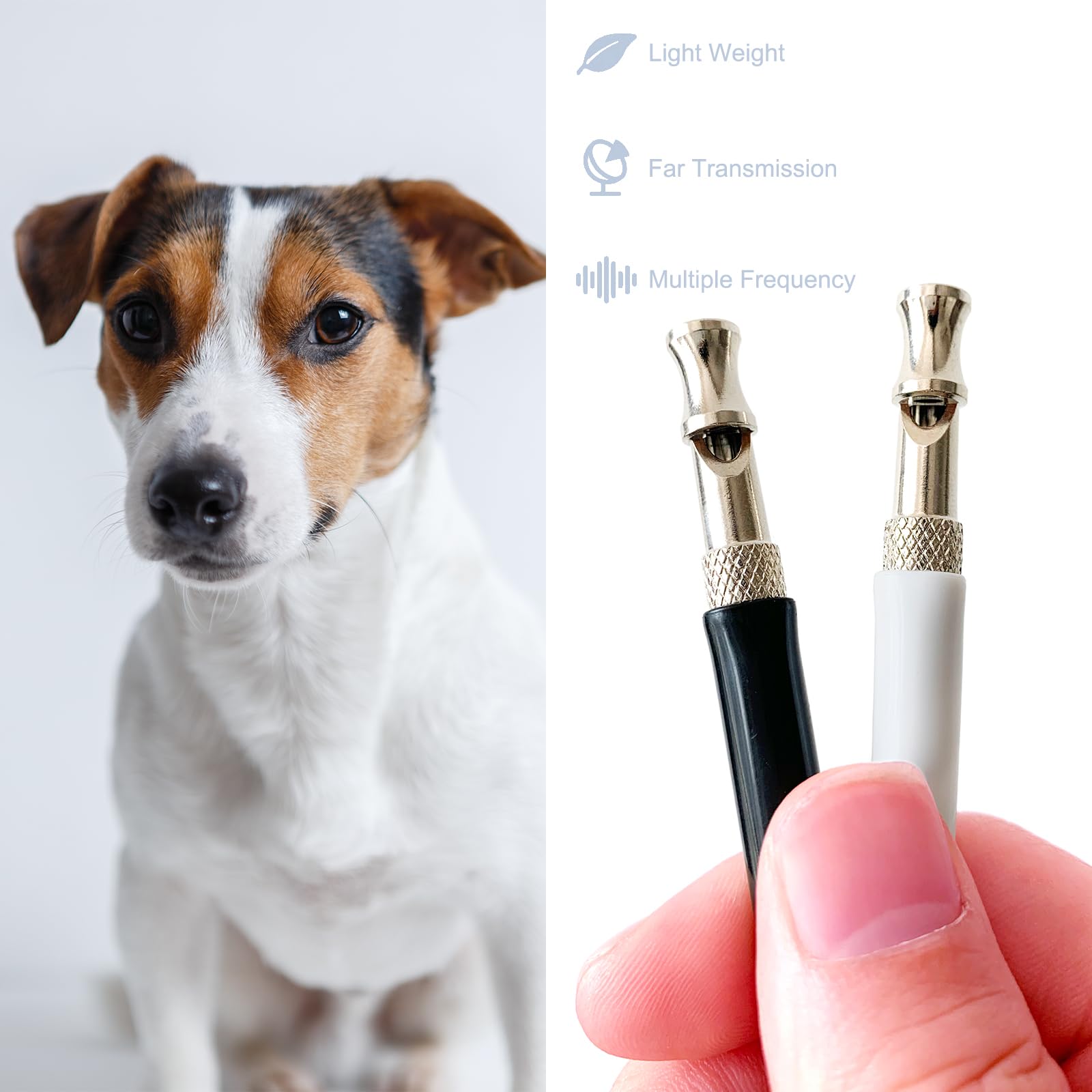 Eybdyb 2Pack,Dog Training Whistle - Stop Barking, Call Dogs, Adjustable Frequency, Safe & Durable For All Breeds,Dog Whistle To