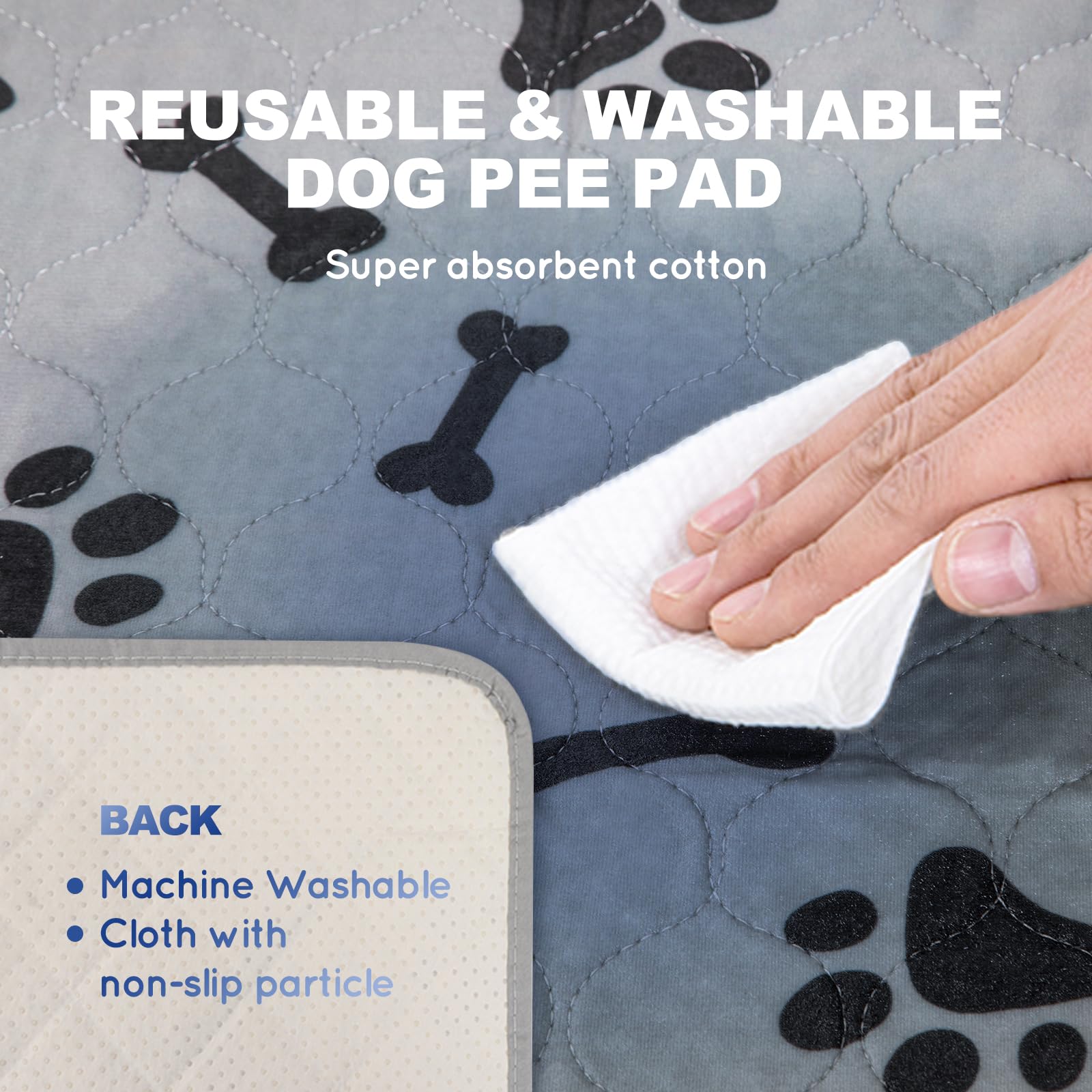 Hq4Us 4Legs Dog Grass Pad With Tray Small 23' X 16', Ultra-Absorbent Artificial Grass Pad For Dogs Potty(No Grate)Grass Hemmed