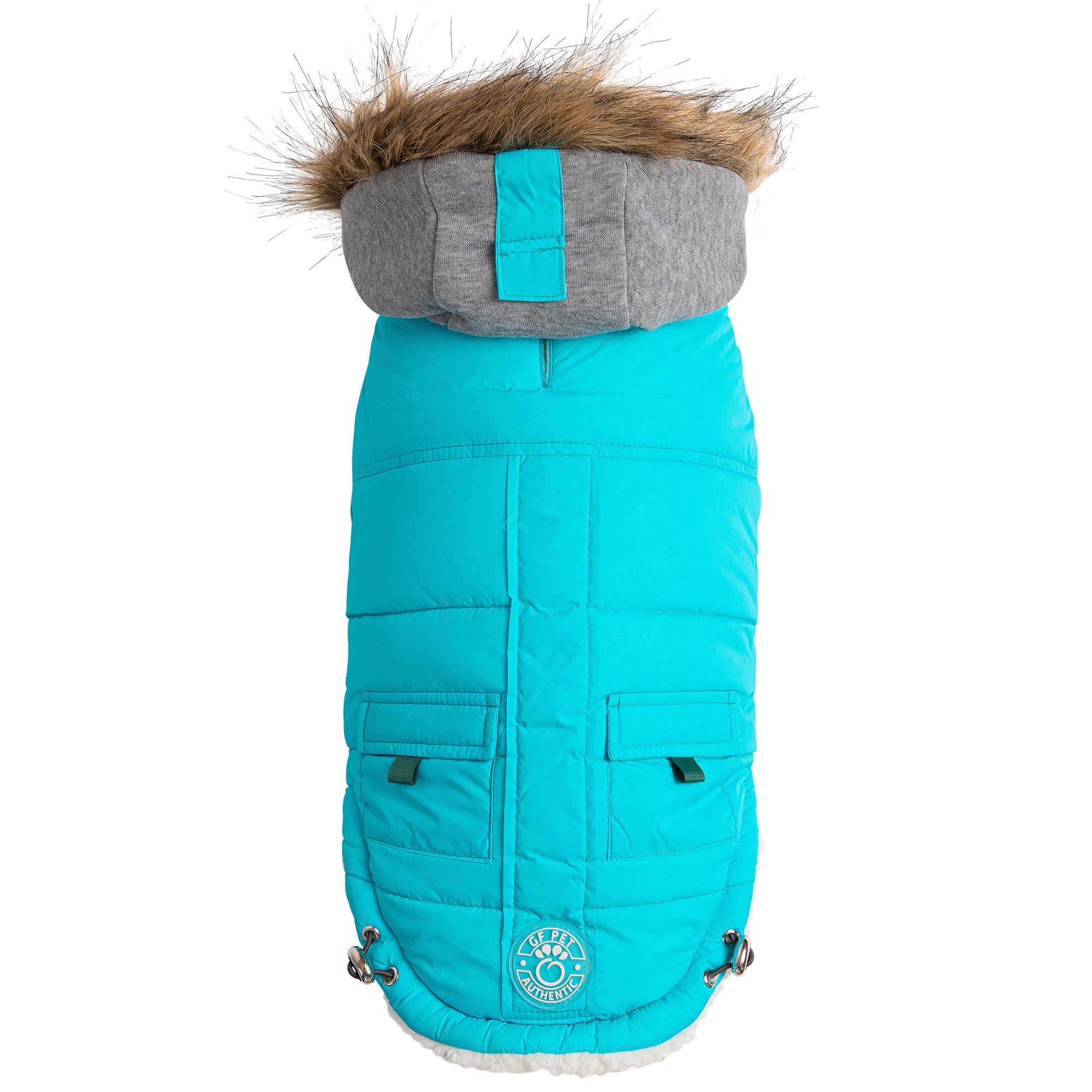 Gf Pet - Winter Sailor Parka - (Small, Aqua)