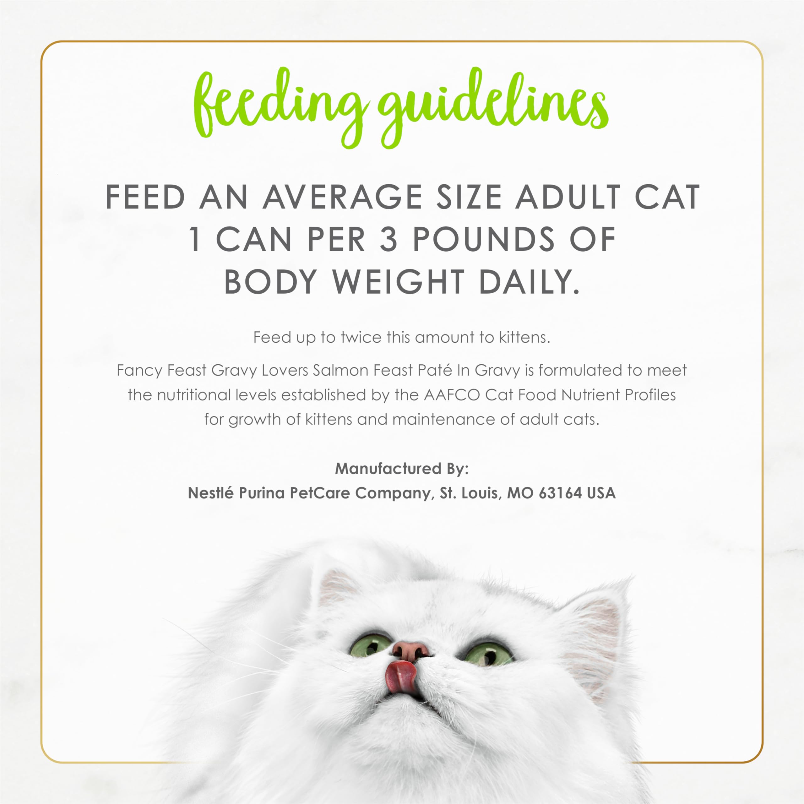 Fancy Feast Purina Gravy Lovers Salmon Feast Pate in Wet Cat Food Gravy - (Pack of 24) 3 oz. Cans