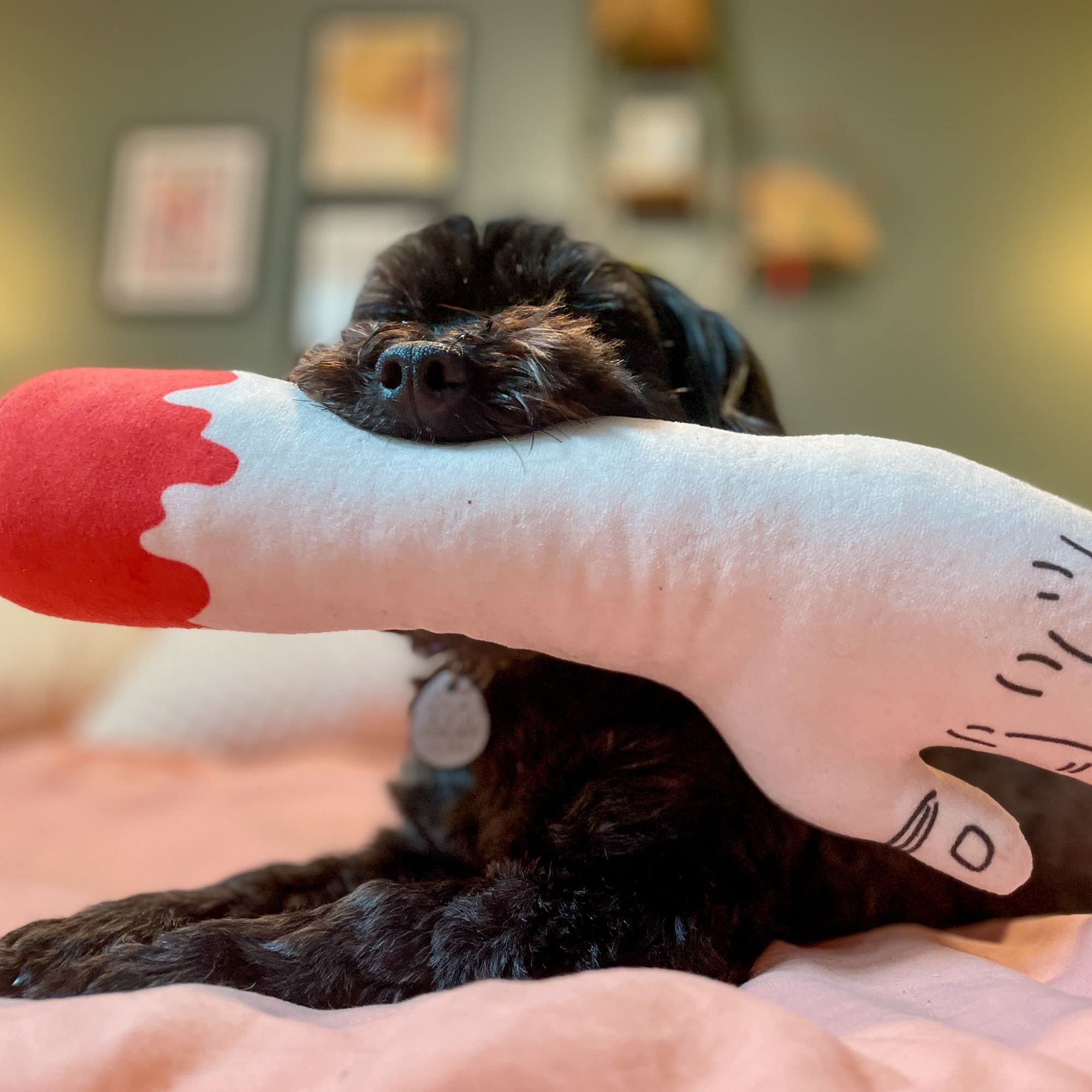 Zombie Arm Dog Toy Funny Stuffed Squeaker Chew Plush For Puppies