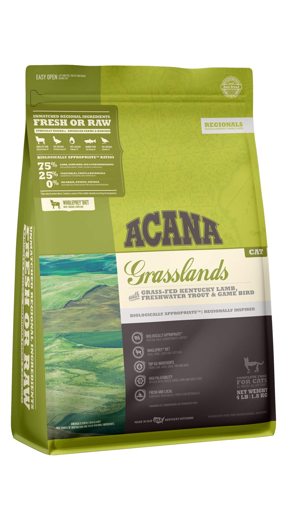 ACANA Regionals Dry Cat Food, Grasslands, Biologically Appropriate & Grain Free