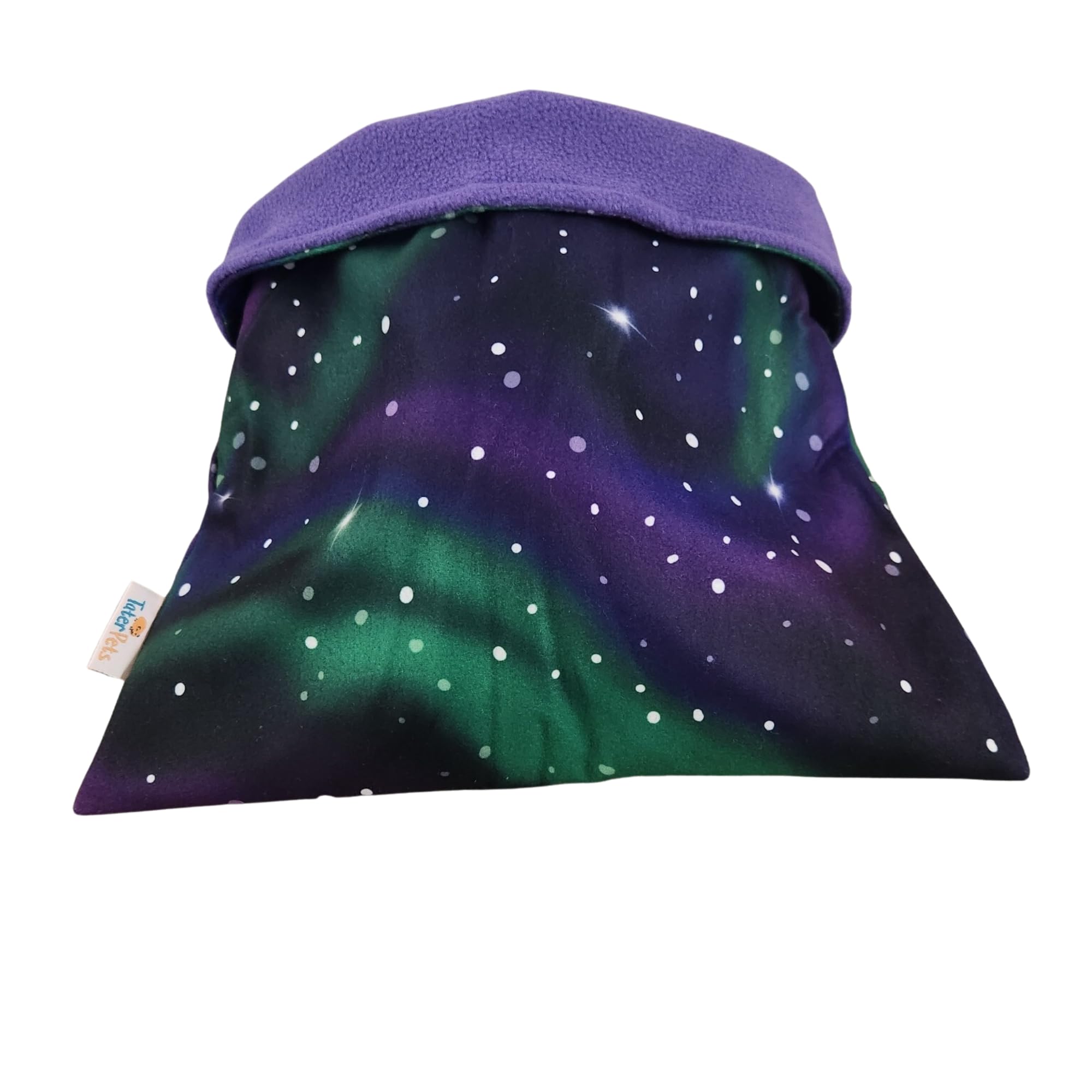 Tater Pets Snuggle Sack For Guinea Pigs Bed Pad Cuddle Sack Sleeping Bag (12X12)(Northern Lights)