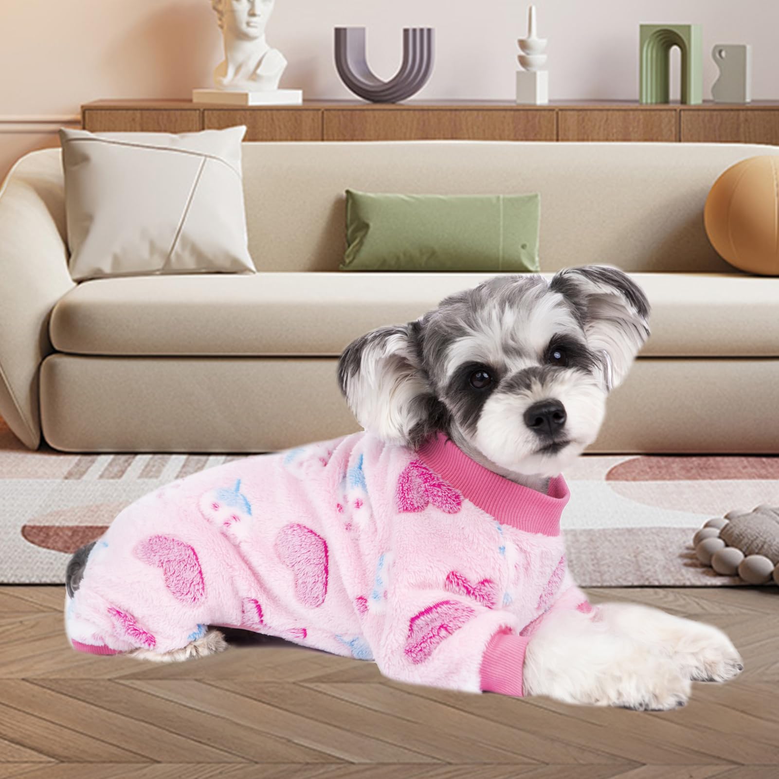 Pajamas For Small Dogs, Winter Onesie, Warm Velvet Puppy Jumpsuit, Bodysuits, Girl Boy Winter Clothes For Chihuahua, Yorkie, Tea