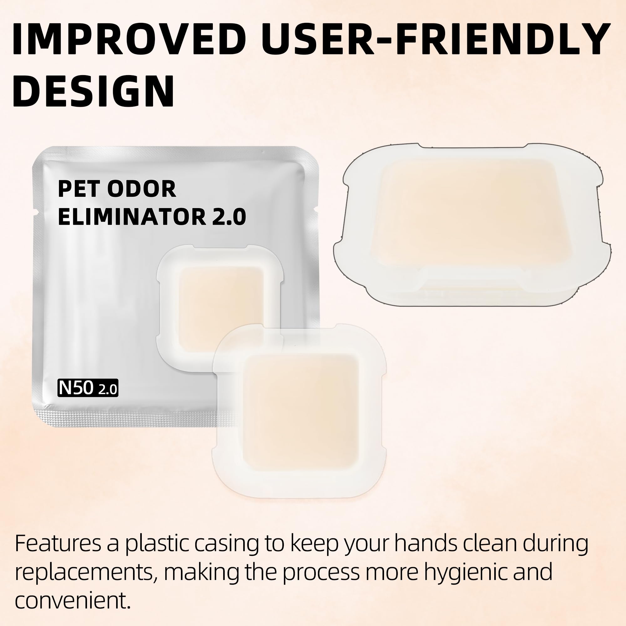 Vikos Products (Pack Of 6) Pet Odor Eliminator 2.0 Competible With Pet-Kit Cat Litter Box, Cats Odor Removers Fit For Puramax Pu