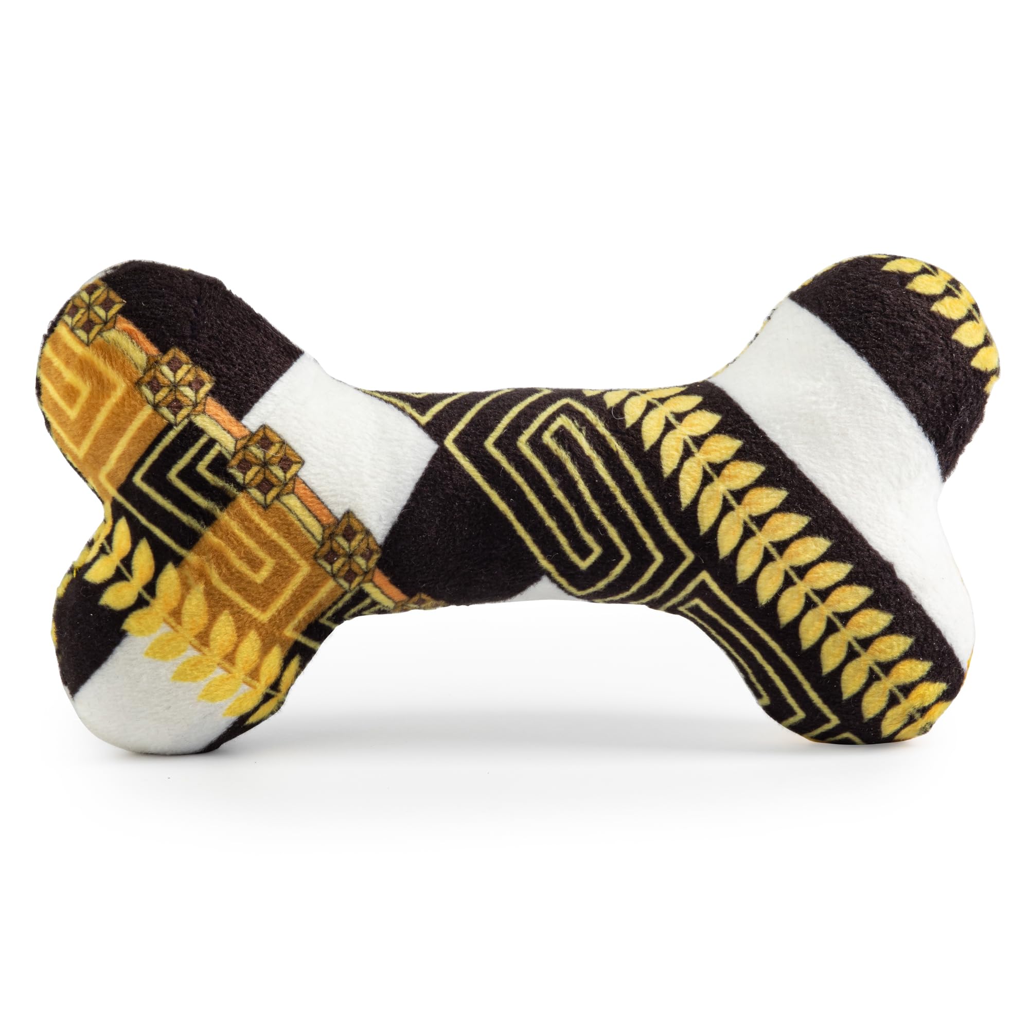 Haute Diggity Dog Plush Designer Handbag & Bones Dog Toy - Large, Squeaker, Machine-Washable, Fun Parody Design