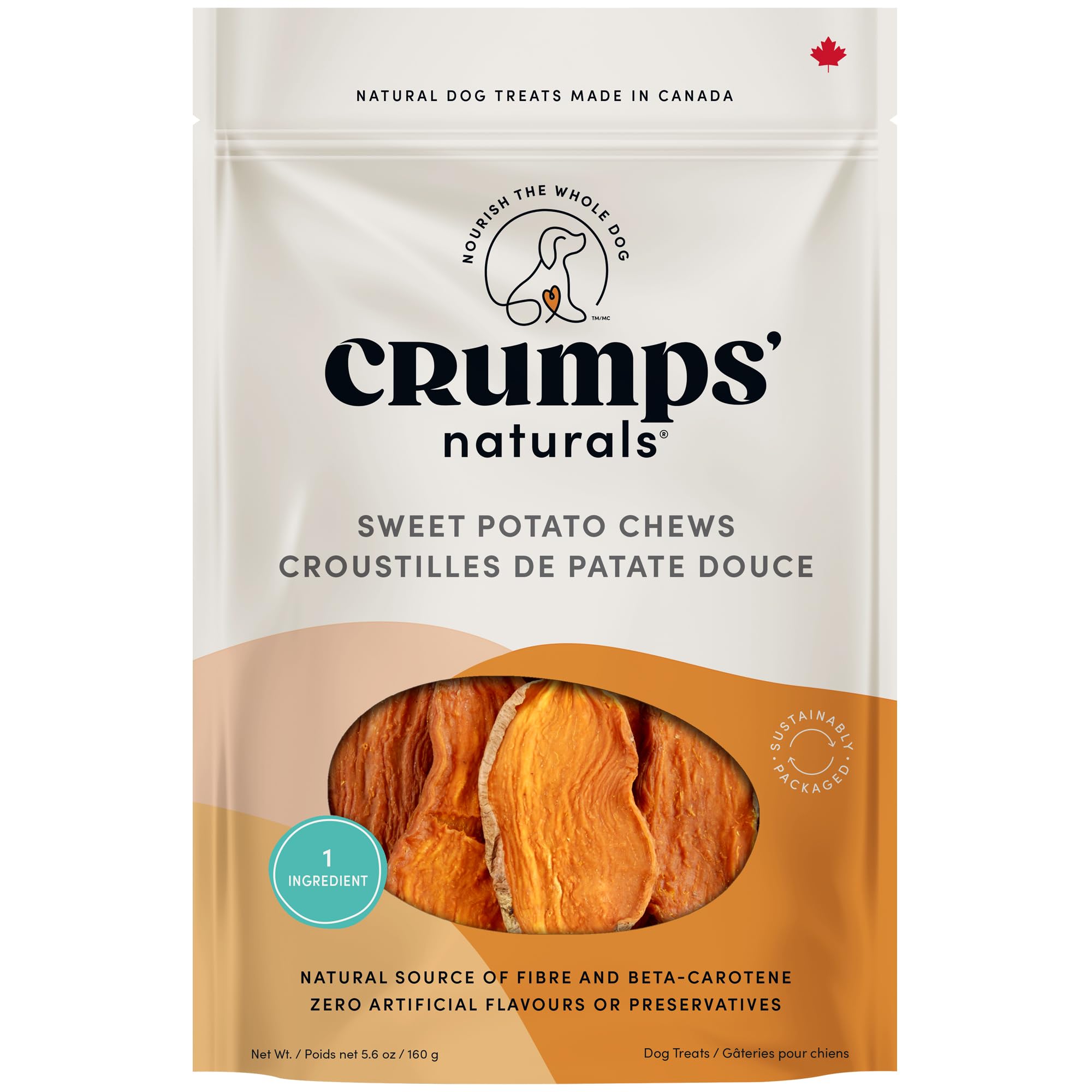 Crumps Naturals Sweet Potato For Pets, 5.6-Ounce