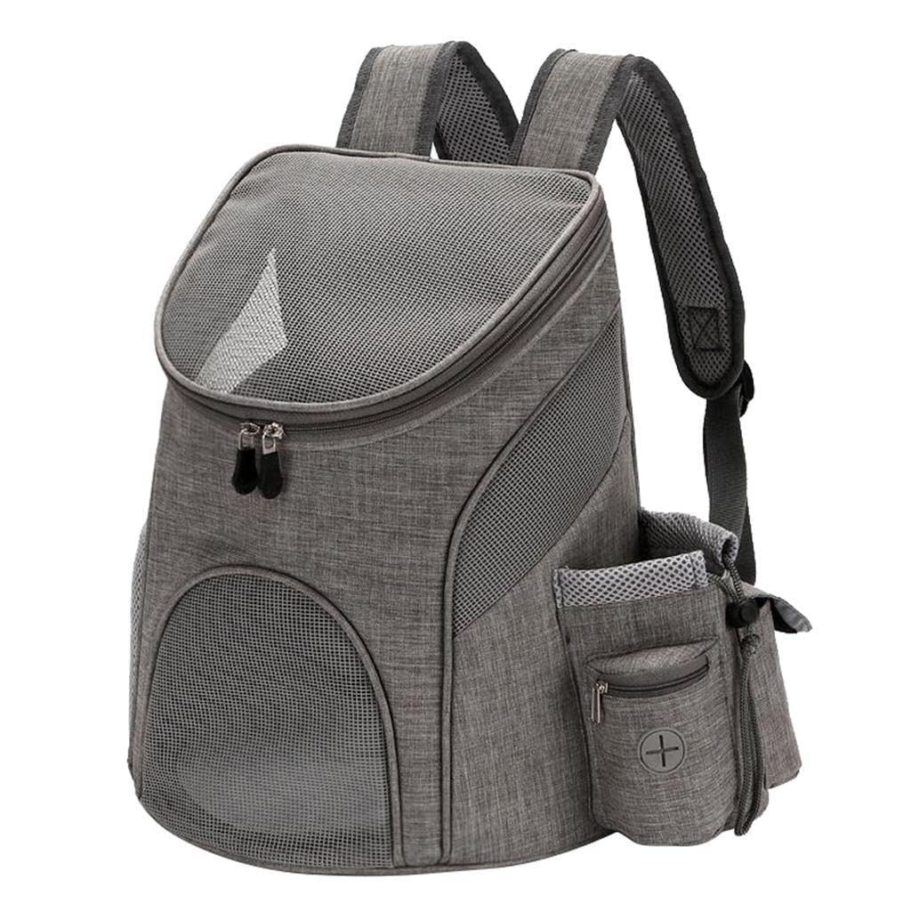 Enakshi Pet Carrier Backpack Adjustable Pet Cat Dog Travel Bag Gray L |Pet Supplies | Dog Supplies | Carriers & Totes