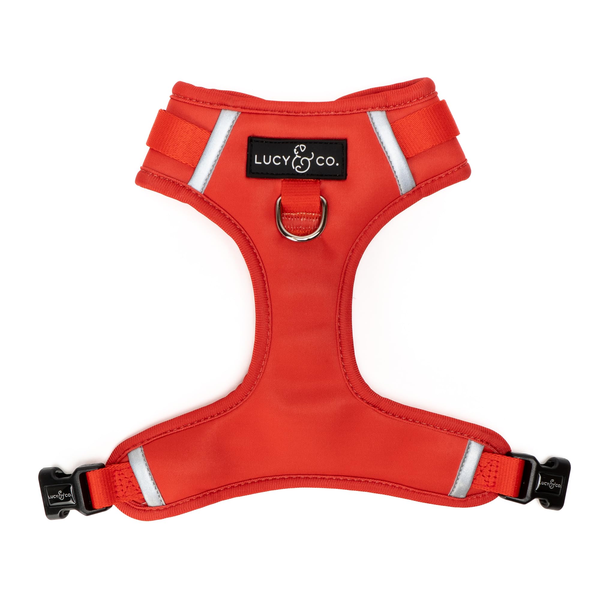Lucy & Co. The Cherry Red No-Pull Dog Harness - Size Large - Vest to Stop Pulling & Walk Easy - Comfortable Leash Training Produ