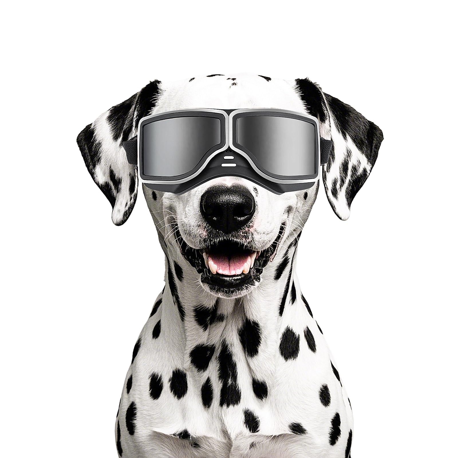 Namsan Dog Goggles Medium To Large Breed, Wide Snout, Anti-Uv Sunglasses For Dogs Large Breeds, Windproof Driving Dog Eye Protec