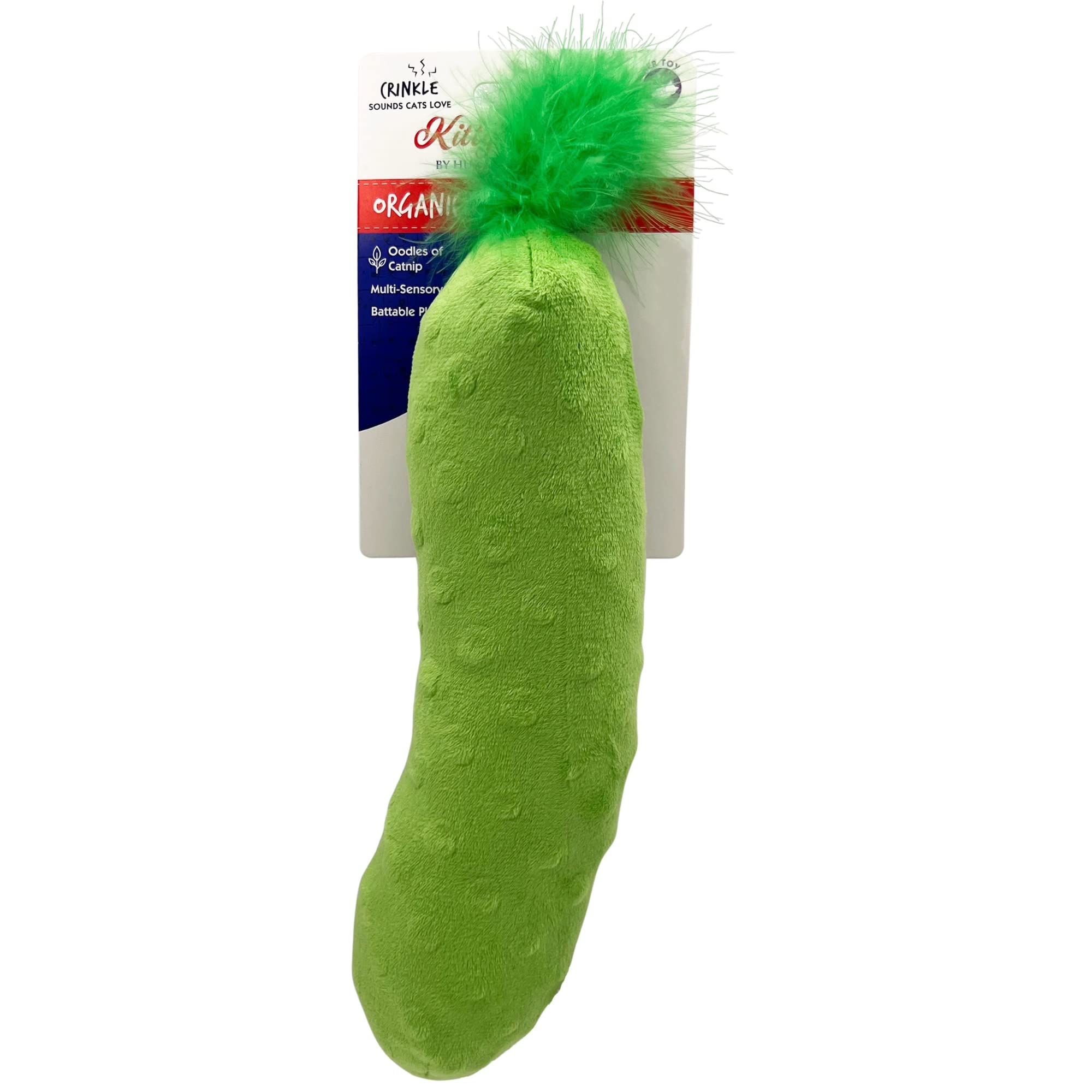 Huxley & Kent Kicker Plush Cat Toy - Interactive Catnip Toy for Cats & Kittens - Soft Canvas for Kicking & Batting - Fun Indoor 