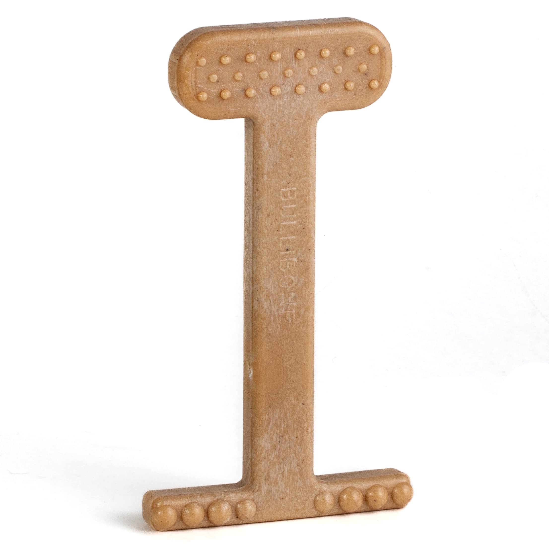 Bullibone Nylon Dog Chew Toy Nylon Bone - Improves Dental Hygiene, Easy To Grip Bottom, And Permeated With Flavor (Beef, Xl - Si