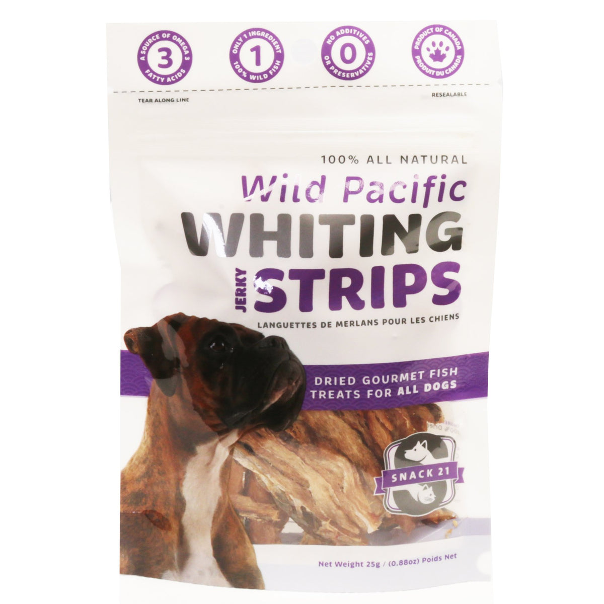 Snack 21 Pacific Whiting Snack For Dogs