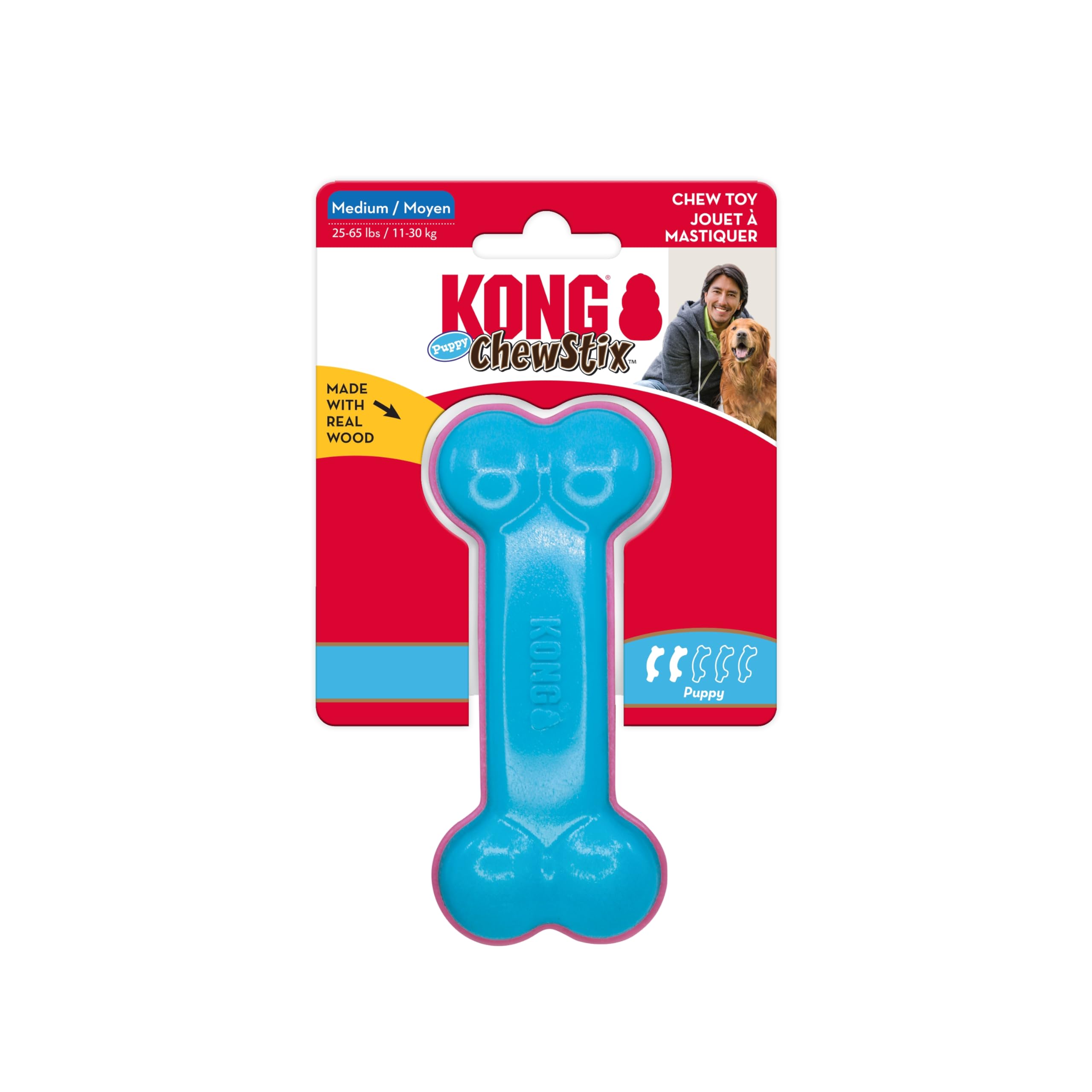 Kong Chewstix Puppy Curve Bone Md